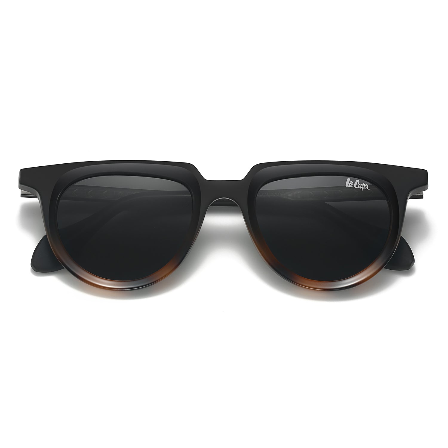 Lee Cooper Unisex's Polarized Vintage cateye Sunglasses - Sand Black - LCU11020C3