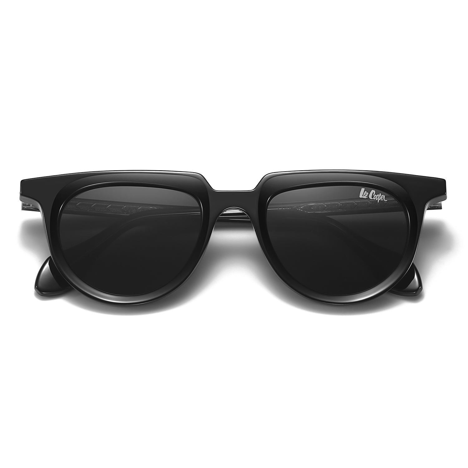 Lee Cooper Unisex's Polarized Vintage cateye Sunglasses - Black - LCU11020C1