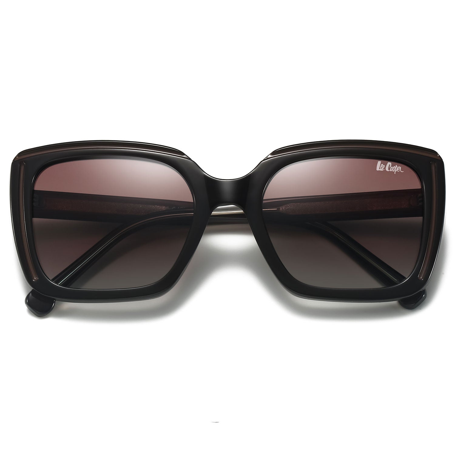 Lee Cooper Women's Polarized Cateye square Sunglasses - Brown - LCW10022C2
