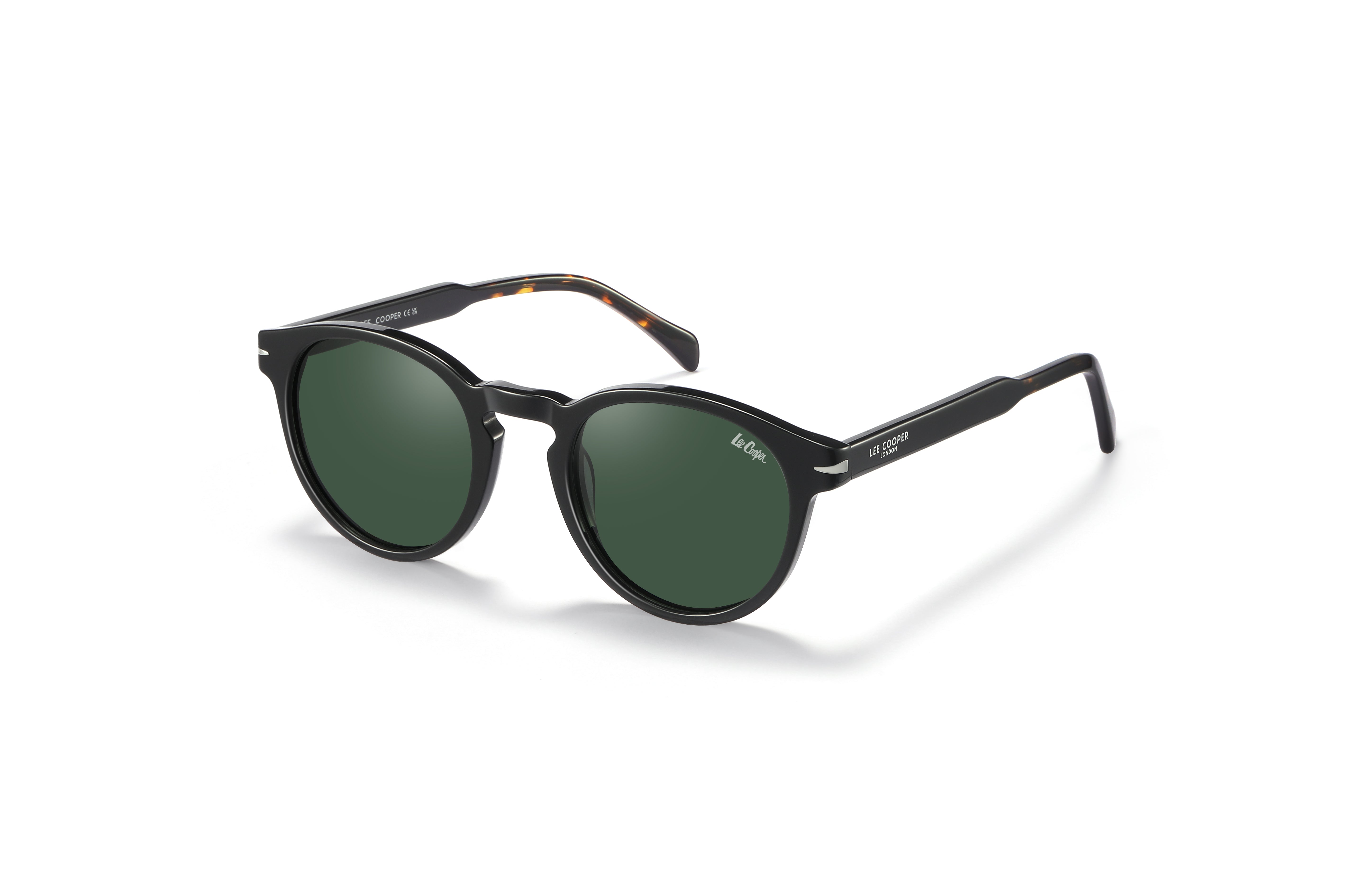 Lee Cooper Sunglasses for Unisex with Shiny Black Acetate Frame, Size 50-23-142 | LCW10036C3