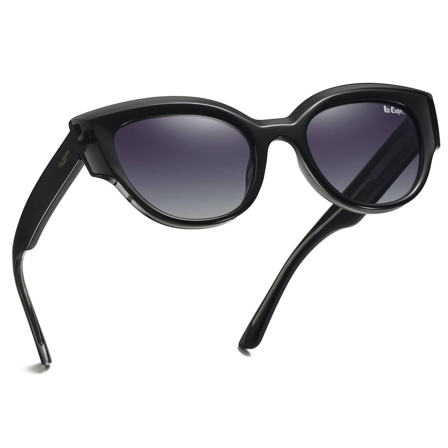 Lee Cooper Women's Polarized Cateye Sunglasses - Black - LCW10021C1
