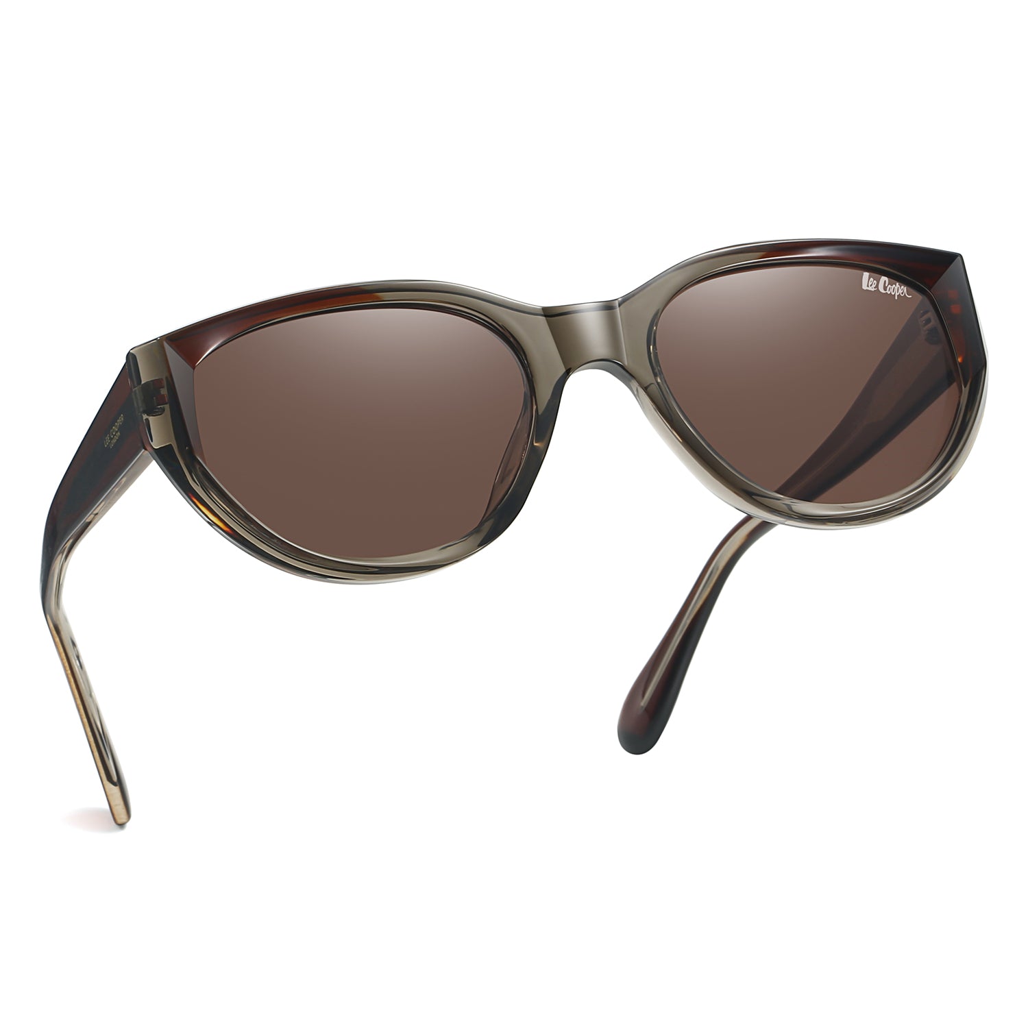 Lee Cooper Women's Polarized Cateye Sunglasses - Brown - LCW11019C2