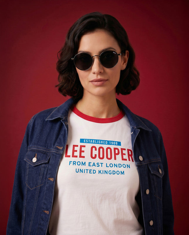 Lee Cooper Non-Polarized Round Sunglasses for Women with Grey Nylon Lenses, Gunmetal Full-Rim Metal Frame and Slim Temple Arms | LCW10244C3