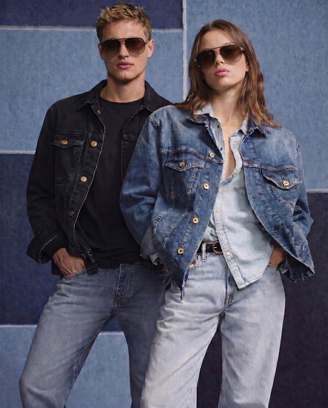 Lee Cooper Non-Polarized Aviator Sunglasses for Men & Women with Gradient Brown Nylon Lenses, Gold-Tone Full-Rim Metal Frame and Double-Bridge Design | LCU10240C4