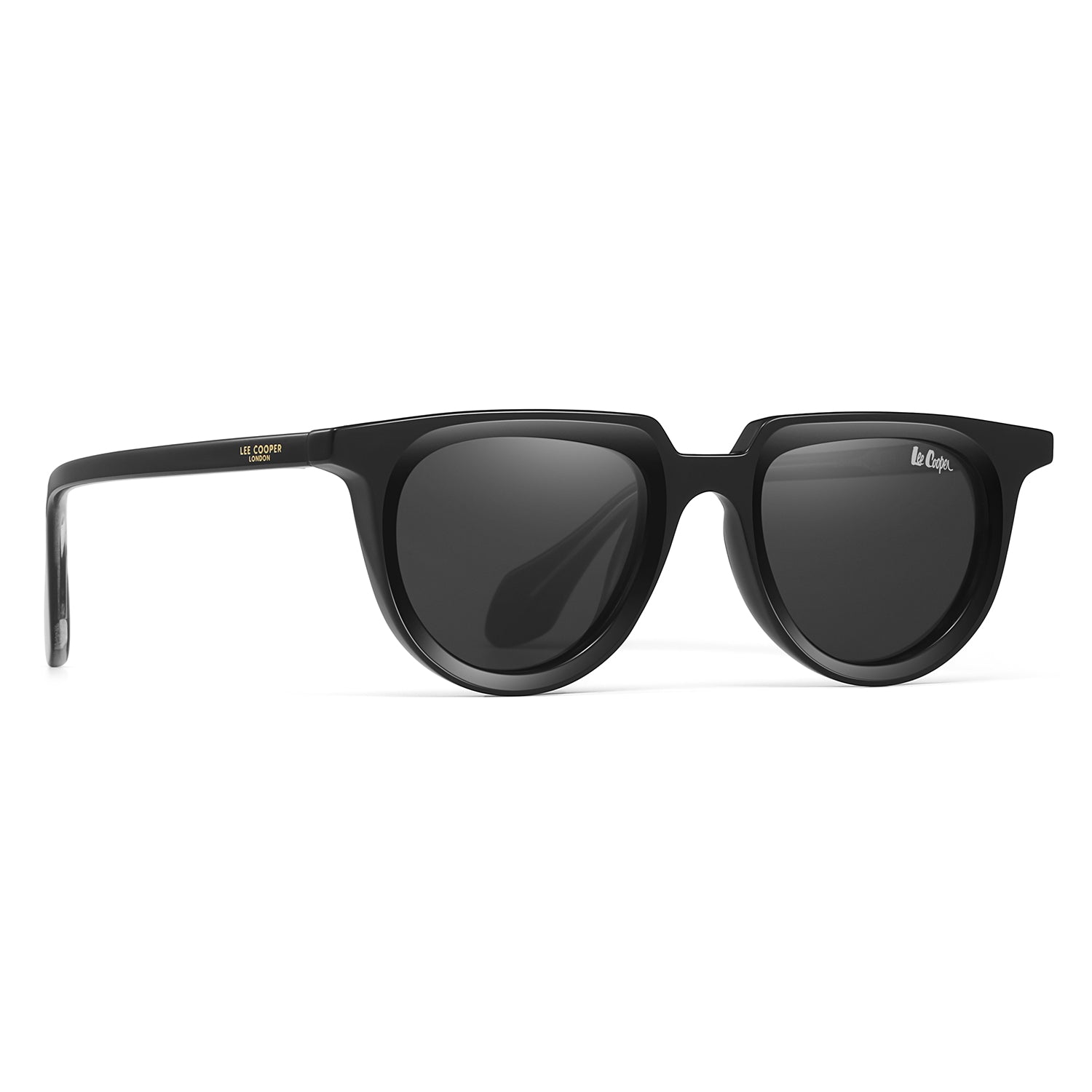 Lee Cooper Unisex's Polarized Vintage cateye Sunglasses - Black - LCU11020C1