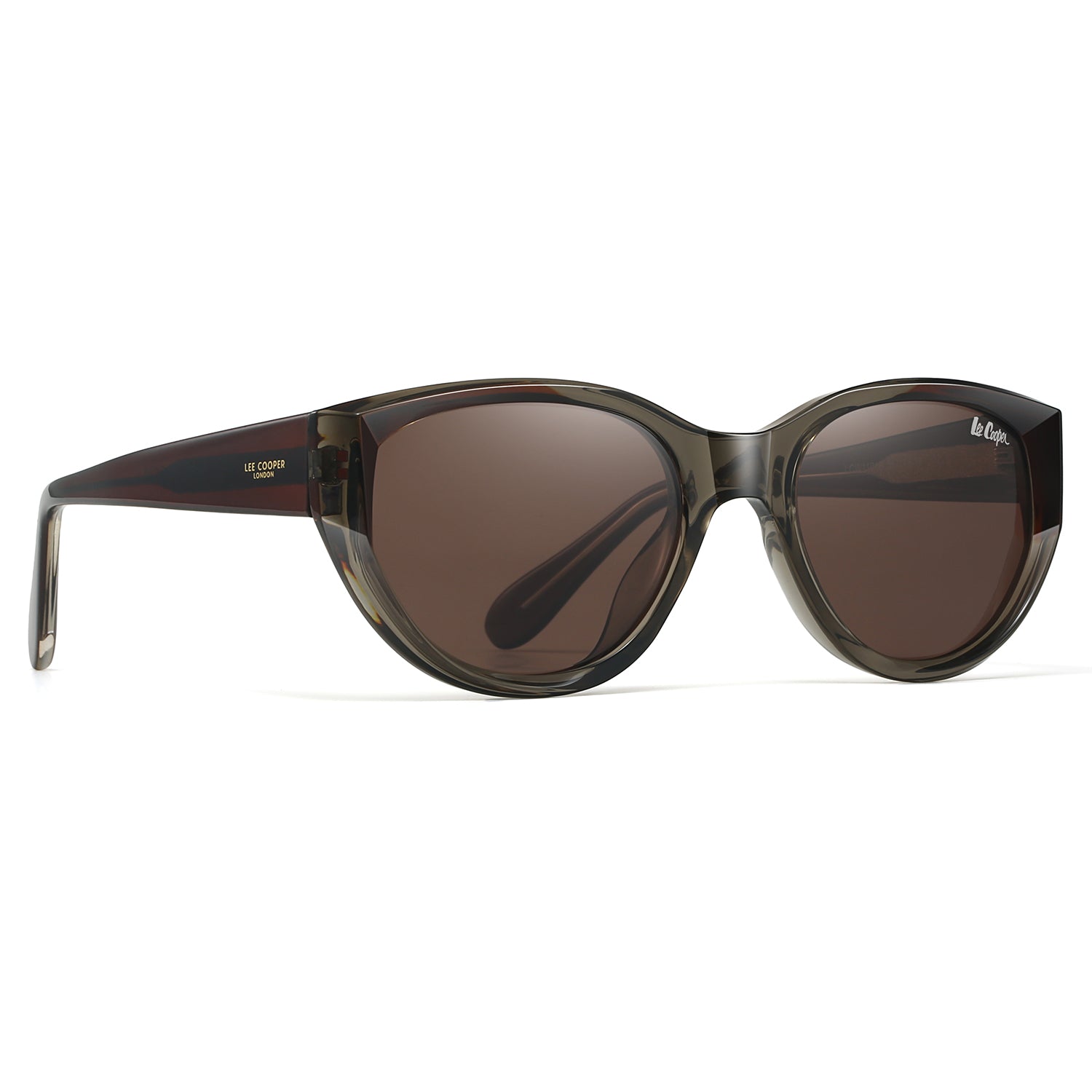 Lee Cooper Women's Polarized Cateye Sunglasses - Brown - LCW11019C2