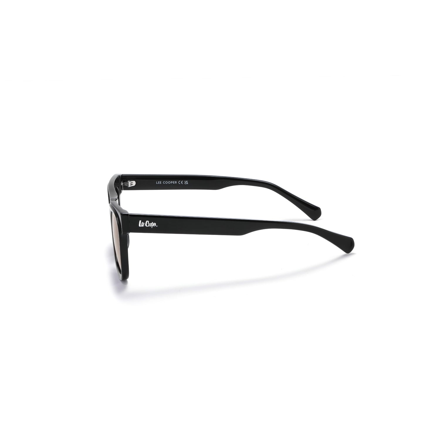 Lee Cooper Men's Oval Sunglasses - Black - LCM11017C5