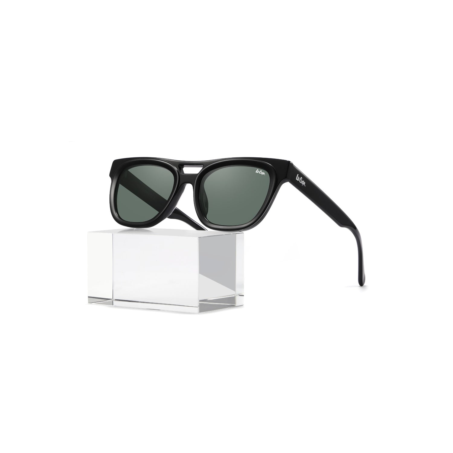 Lee Cooper Men's Oval Sunglasses - Black - LCM11017C3