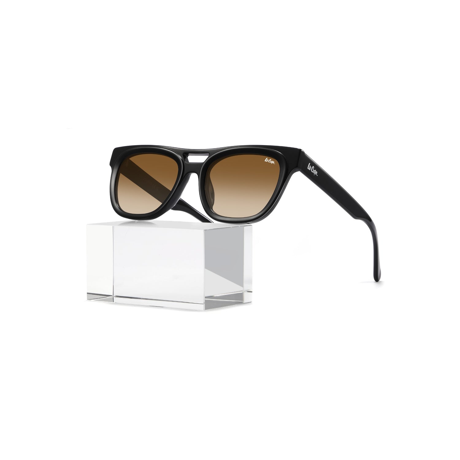 Lee Cooper Men's Oval Sunglasses - Black - LCM11017C5