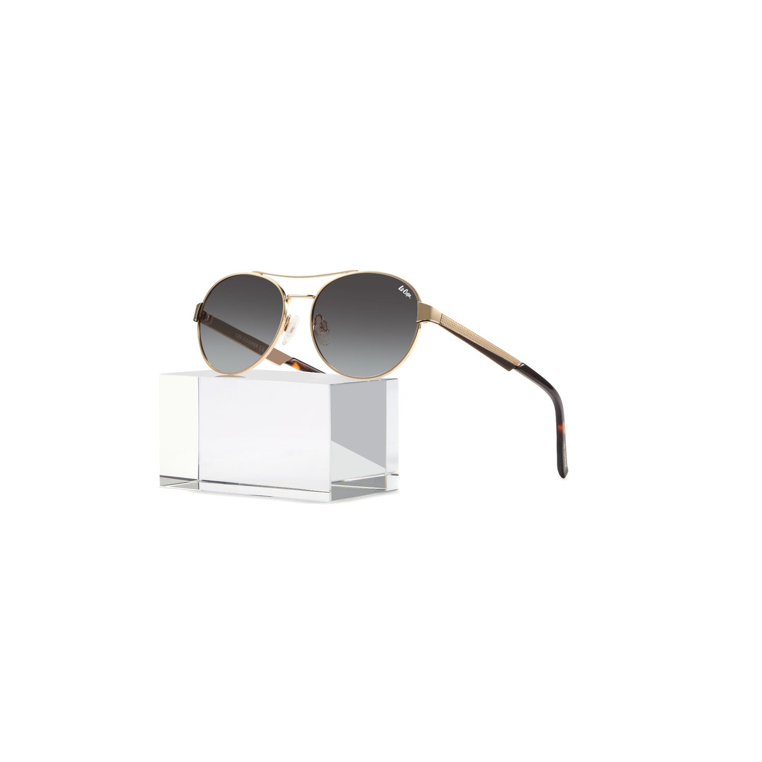 Lee Cooper Unisex's Polarized Aviator Sunglasses - Gold - LCU11018C3
