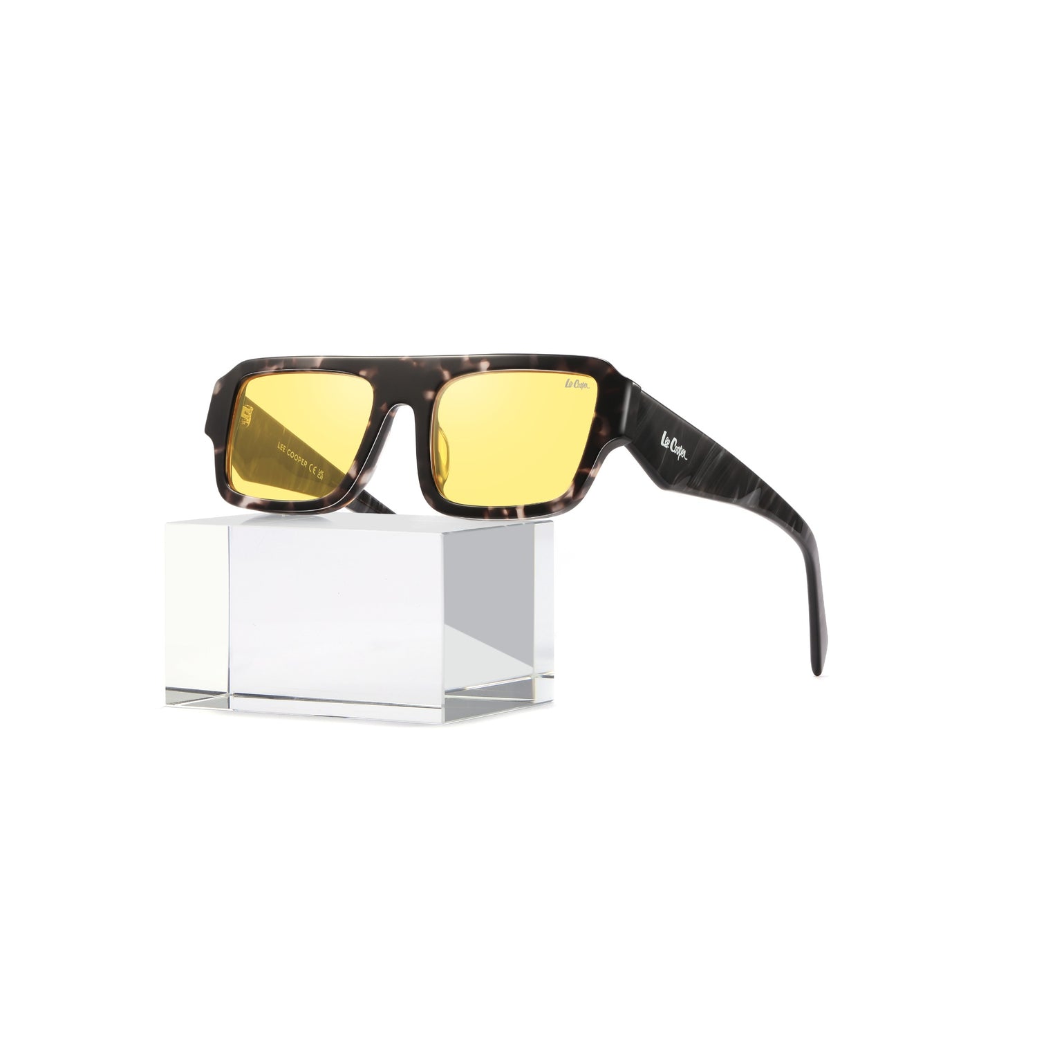 Lee Cooper Men's Square Sunglasses - DeepGreen - LCM11015C6