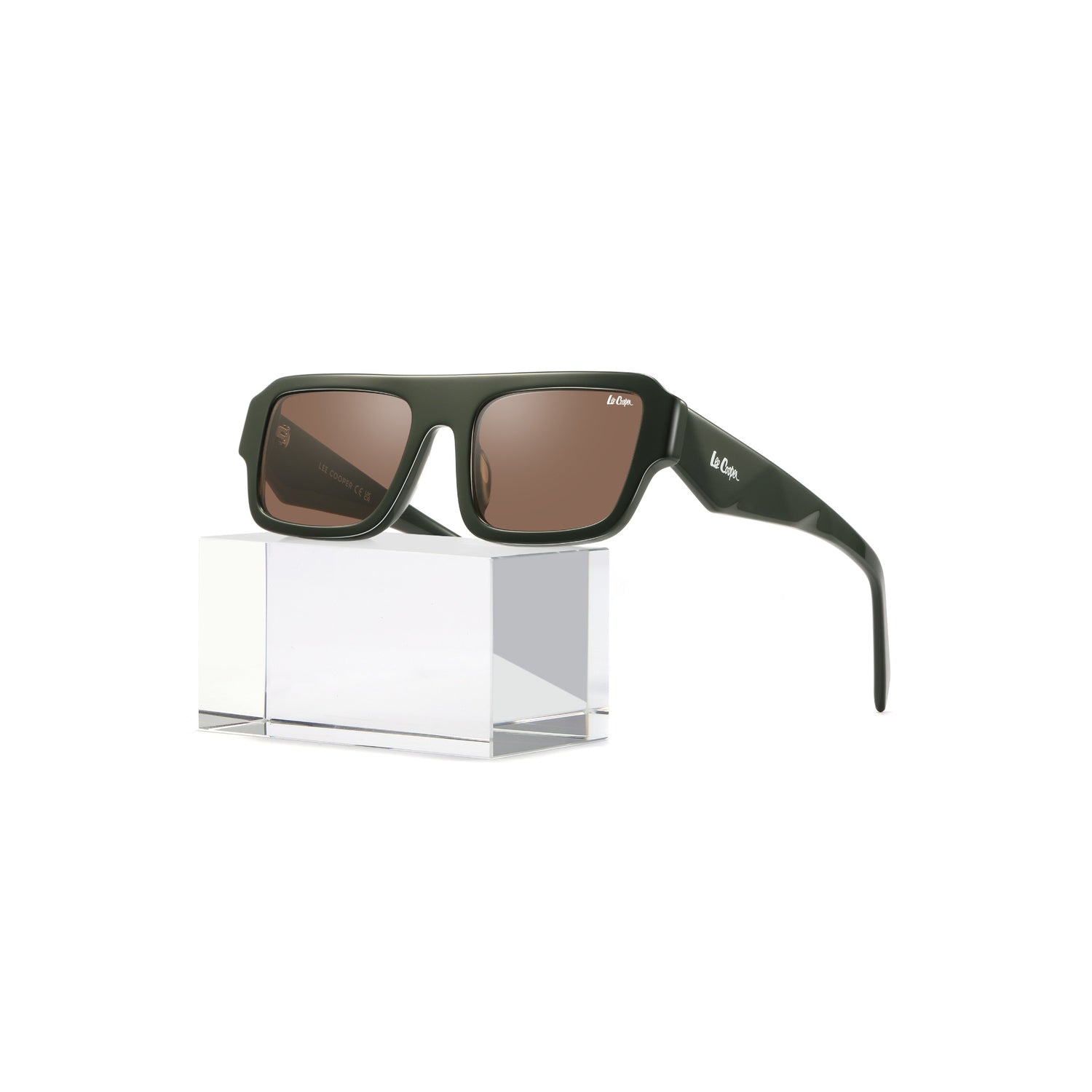 Lee Cooper Men's Square Sunglasses - Grey Tortoiseshell - LCM11015C4