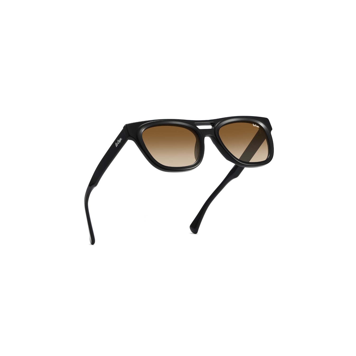 Lee Cooper Men's Oval Sunglasses - Black - LCM11017C5