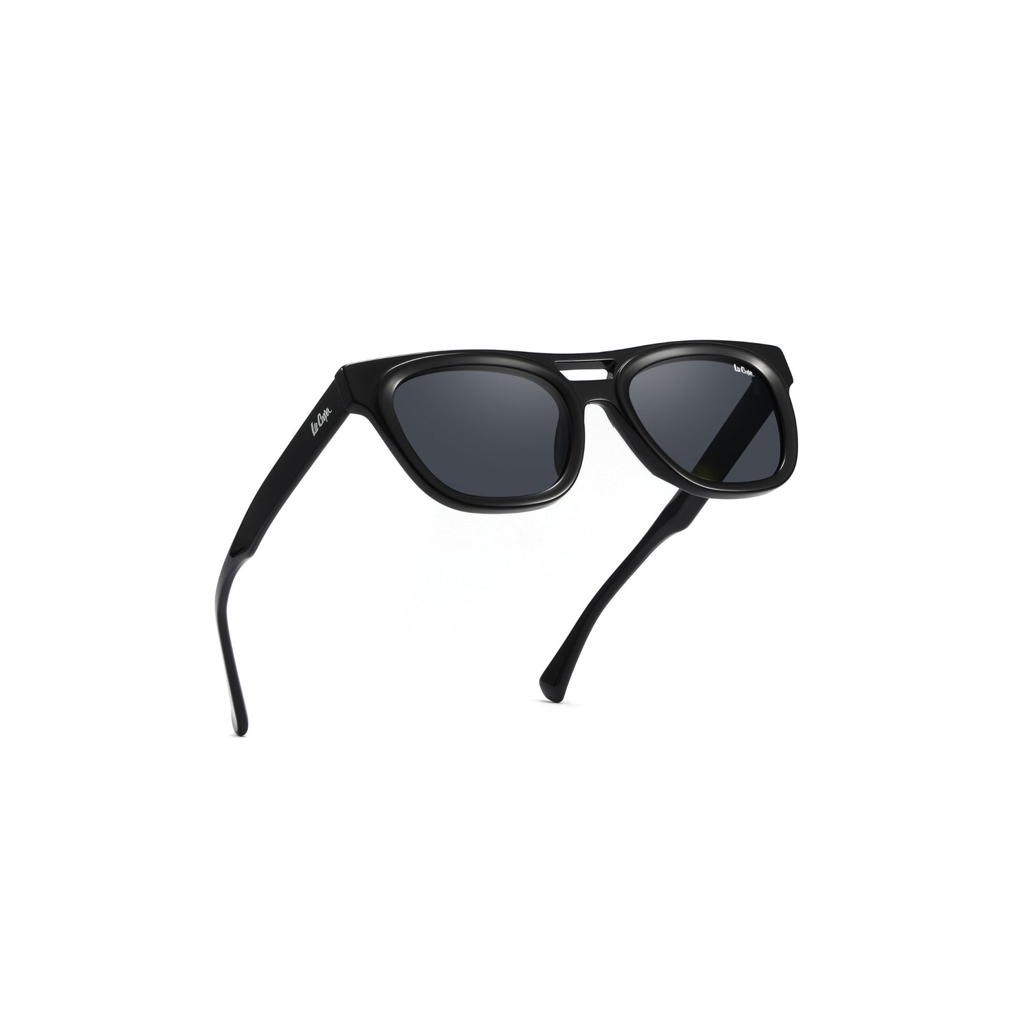 Lee Cooper Men's Oval Sunglasses - Black - LCM11017C1