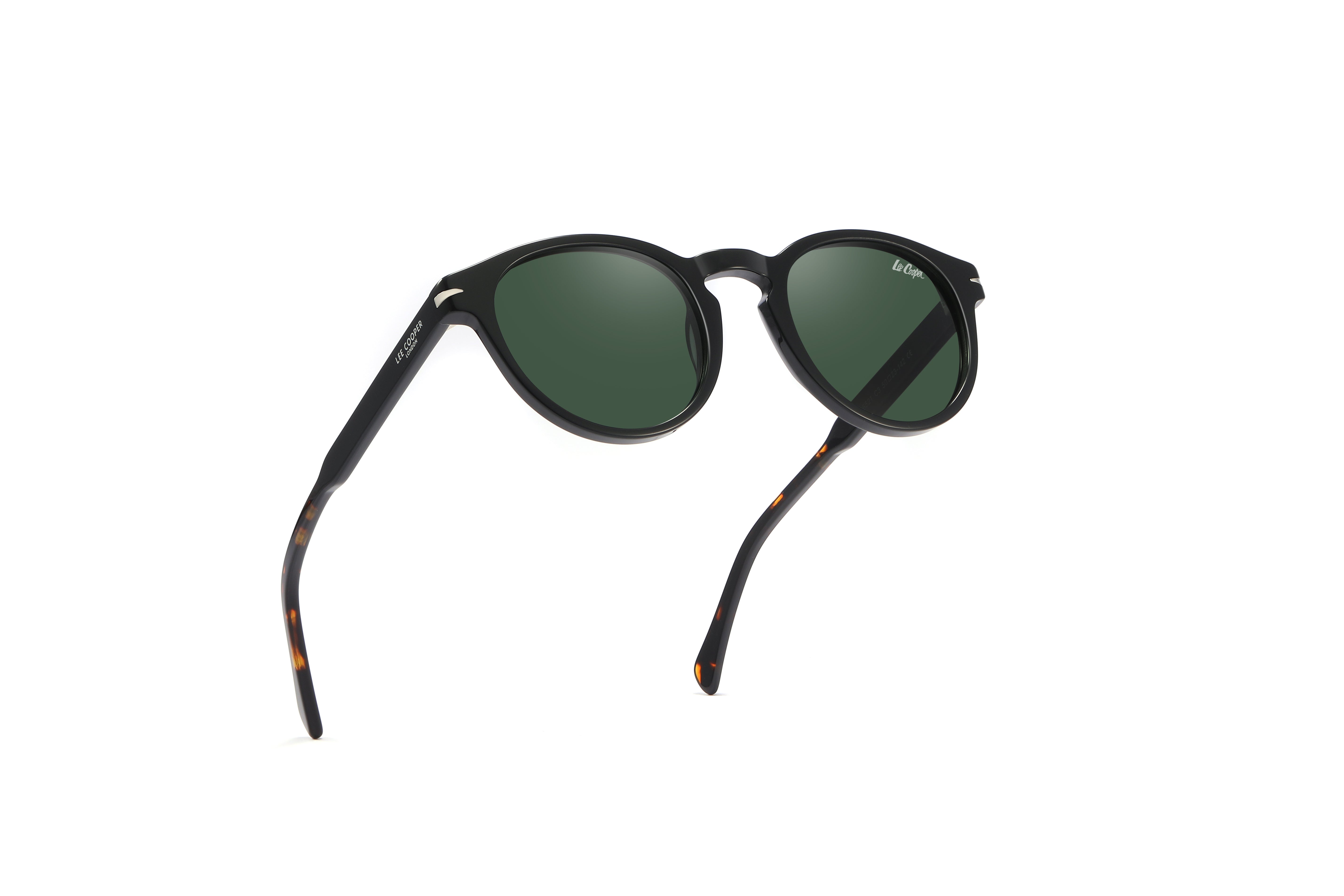 Lee Cooper Sunglasses for Unisex with Shiny Black Acetate Frame, Size 50-23-142 | LCW10036C3