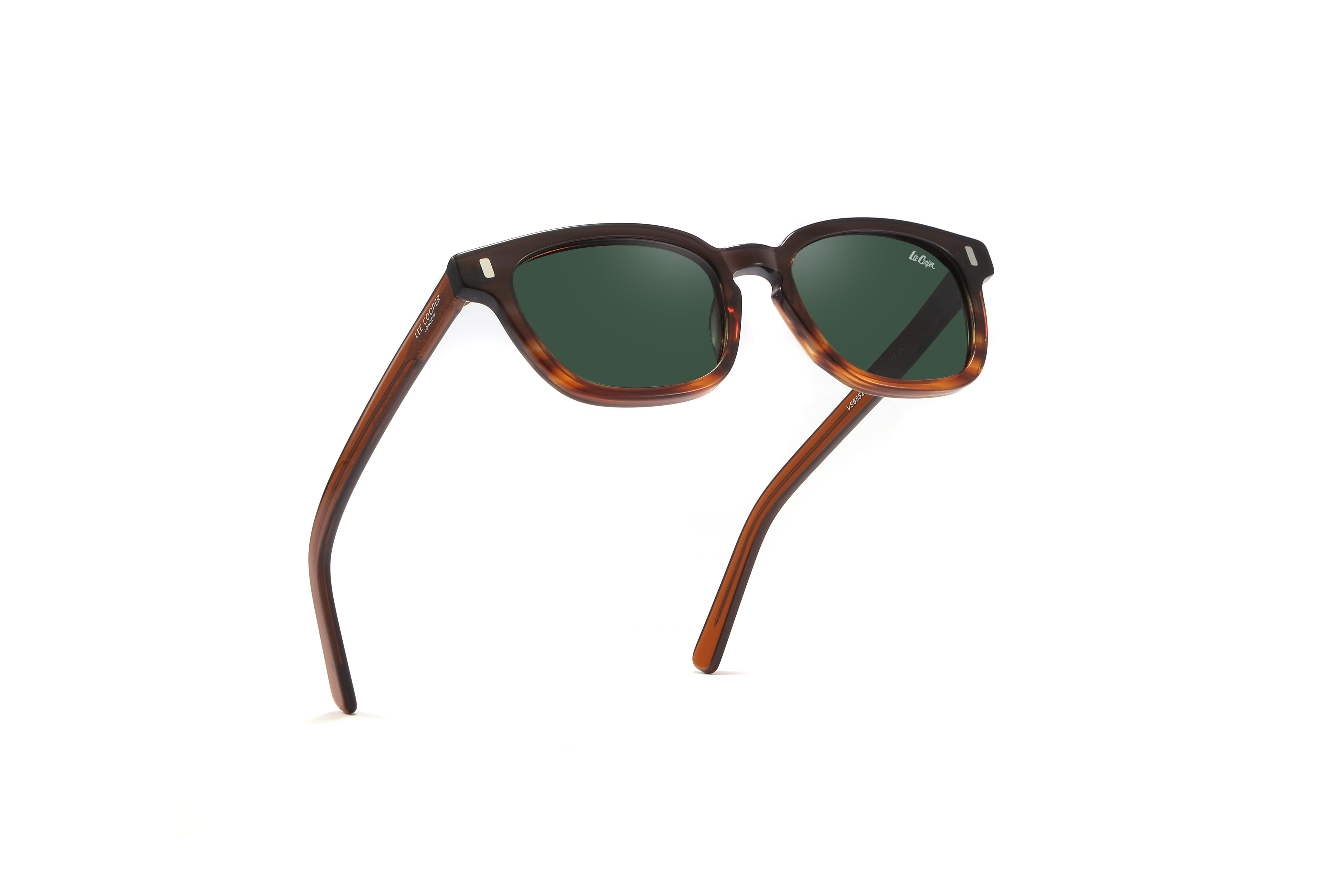 Lee Cooper Sunglasses for Unisex with Brown Acetate Frame, Size 52-19-145 | LCU10039C2