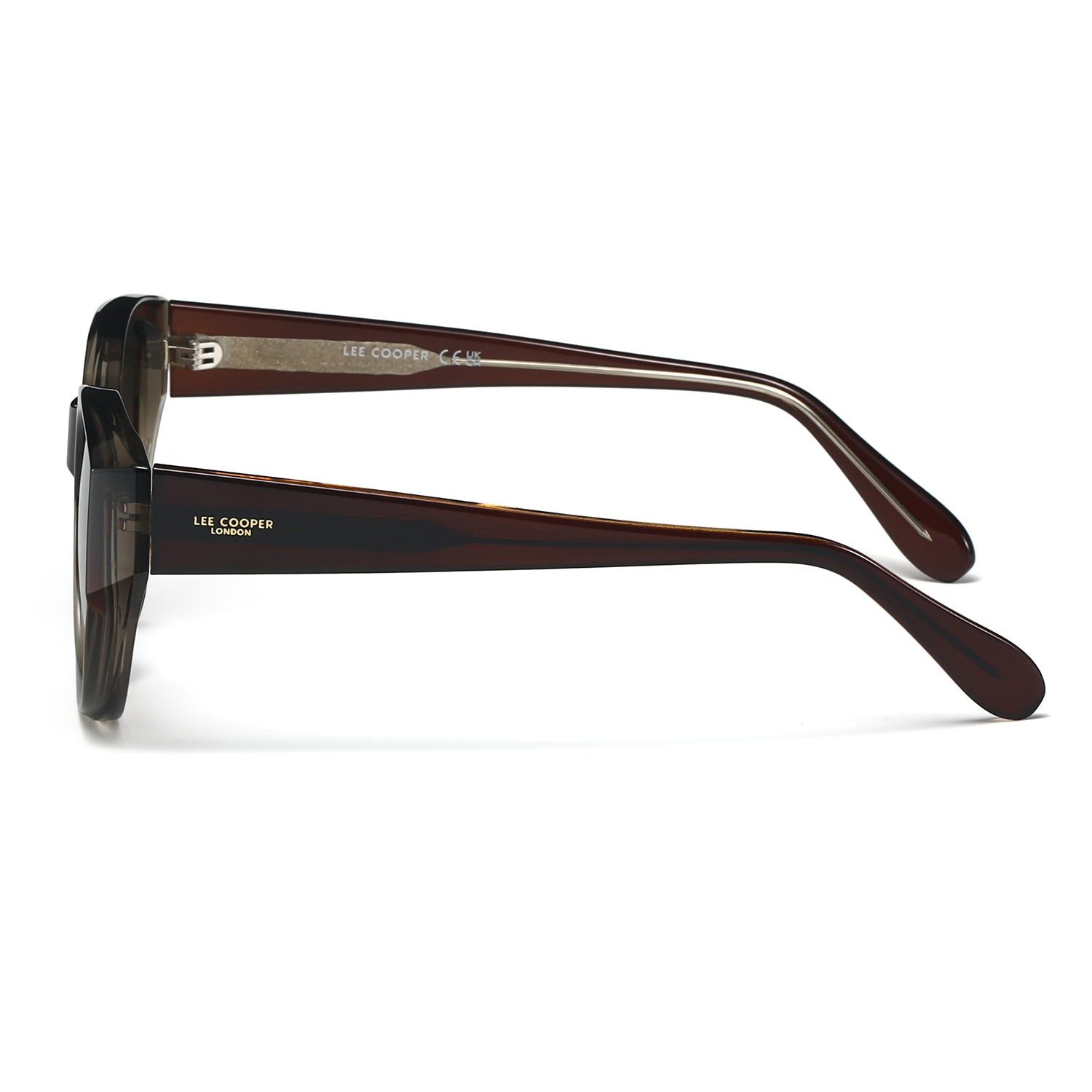 Lee Cooper Women's Polarized Cateye Sunglasses - Brown - LCW11019C2