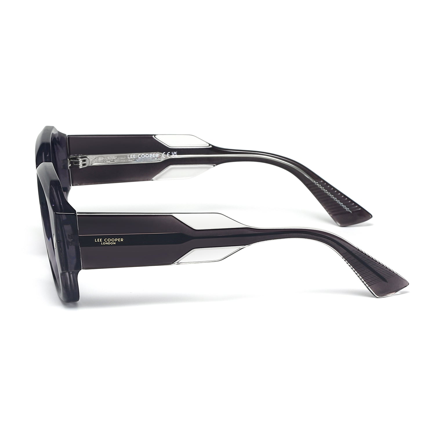 Lee Cooper Women's Polarized Chunky square Sunglasses - Grey - LCW10024C4