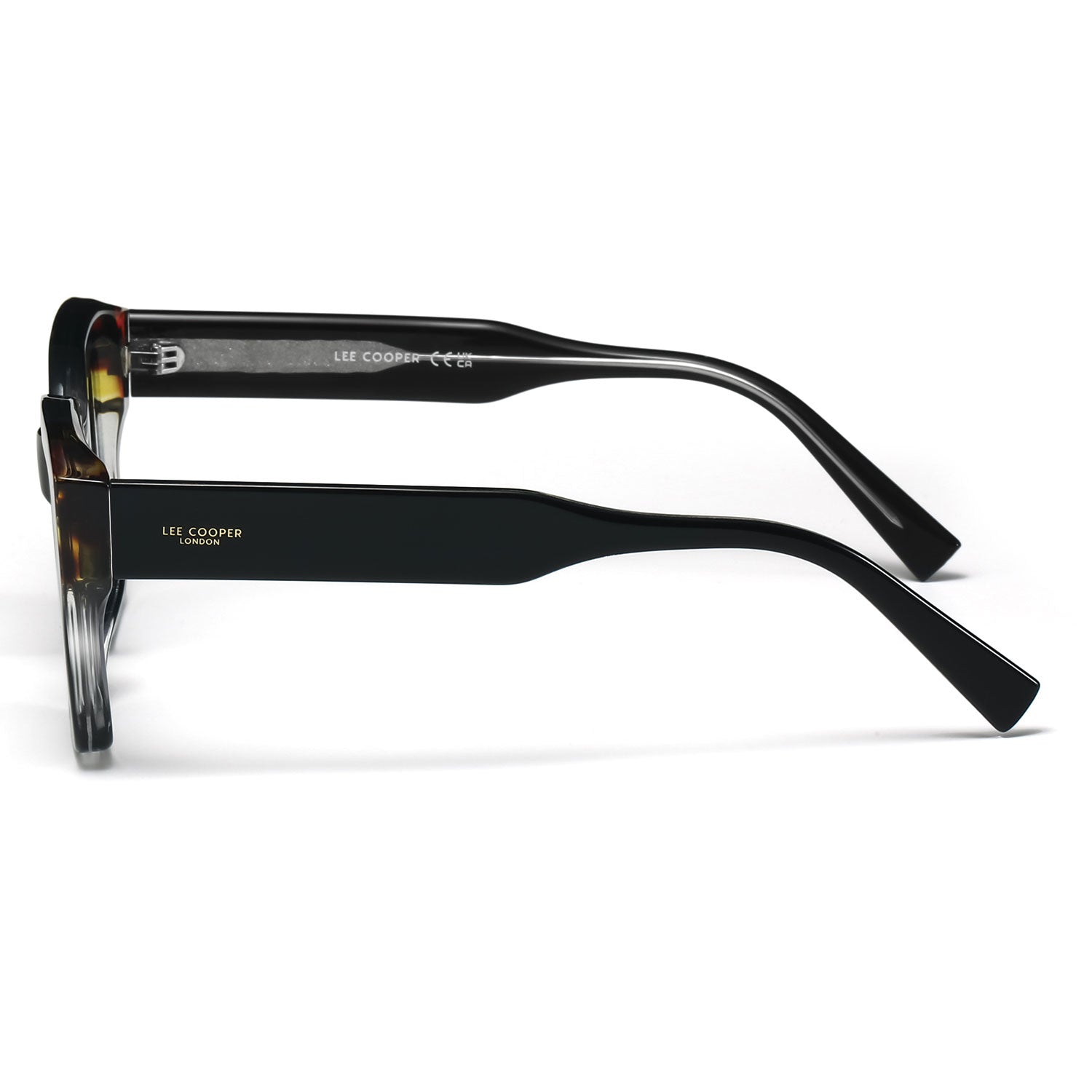 Lee Cooper Women's Polarized Vintage square Sunglasses - Black - LCW10023C1