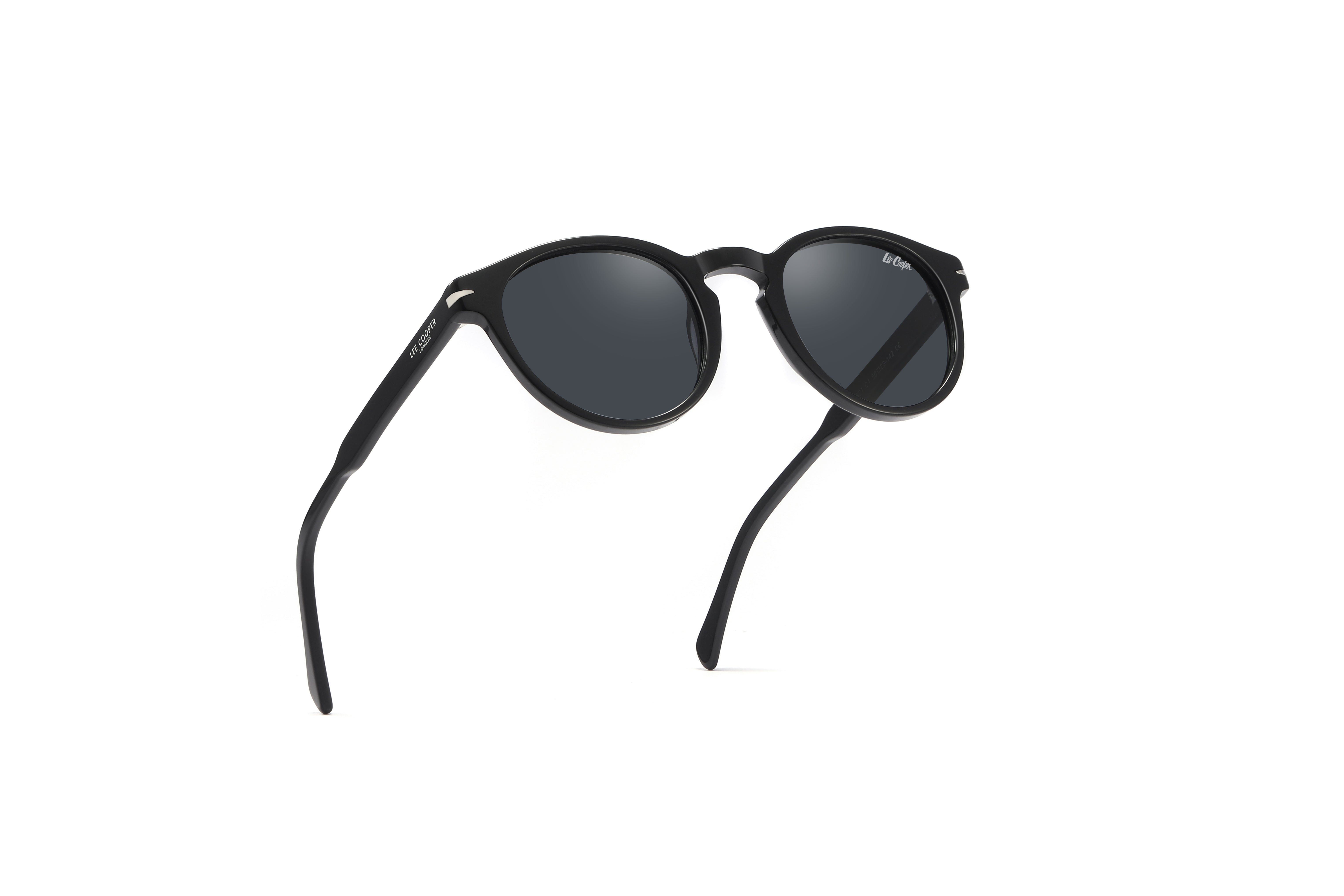 Lee Cooper Sunglasses for Unisex with Shiny Black Acetate Frame, Size 50-23-142 | LCW10036C1