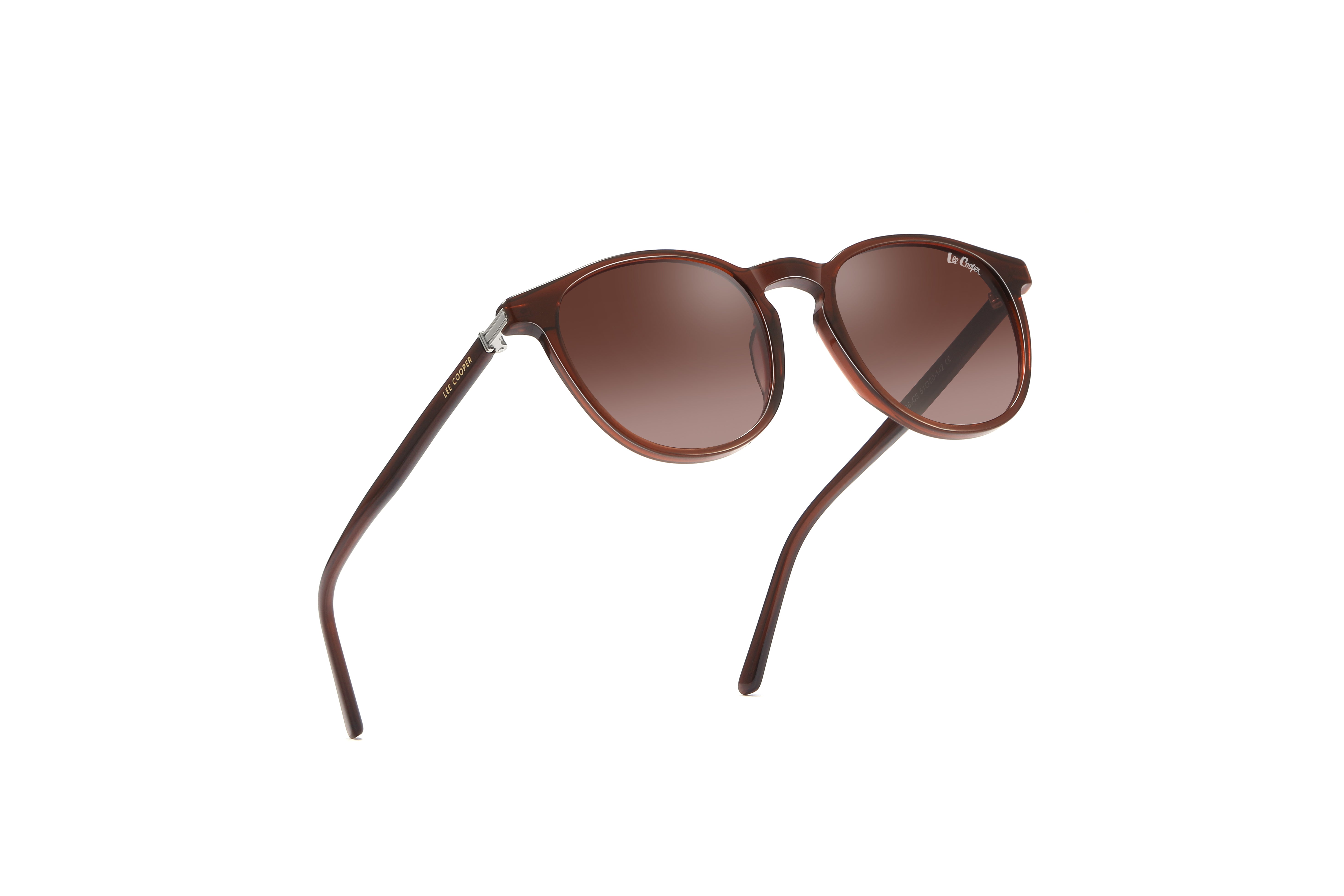 Lee Cooper Sunglasses for Unisex with Trans.Brown Acetate Frame, Size 53-19-145 | LCW10042C3