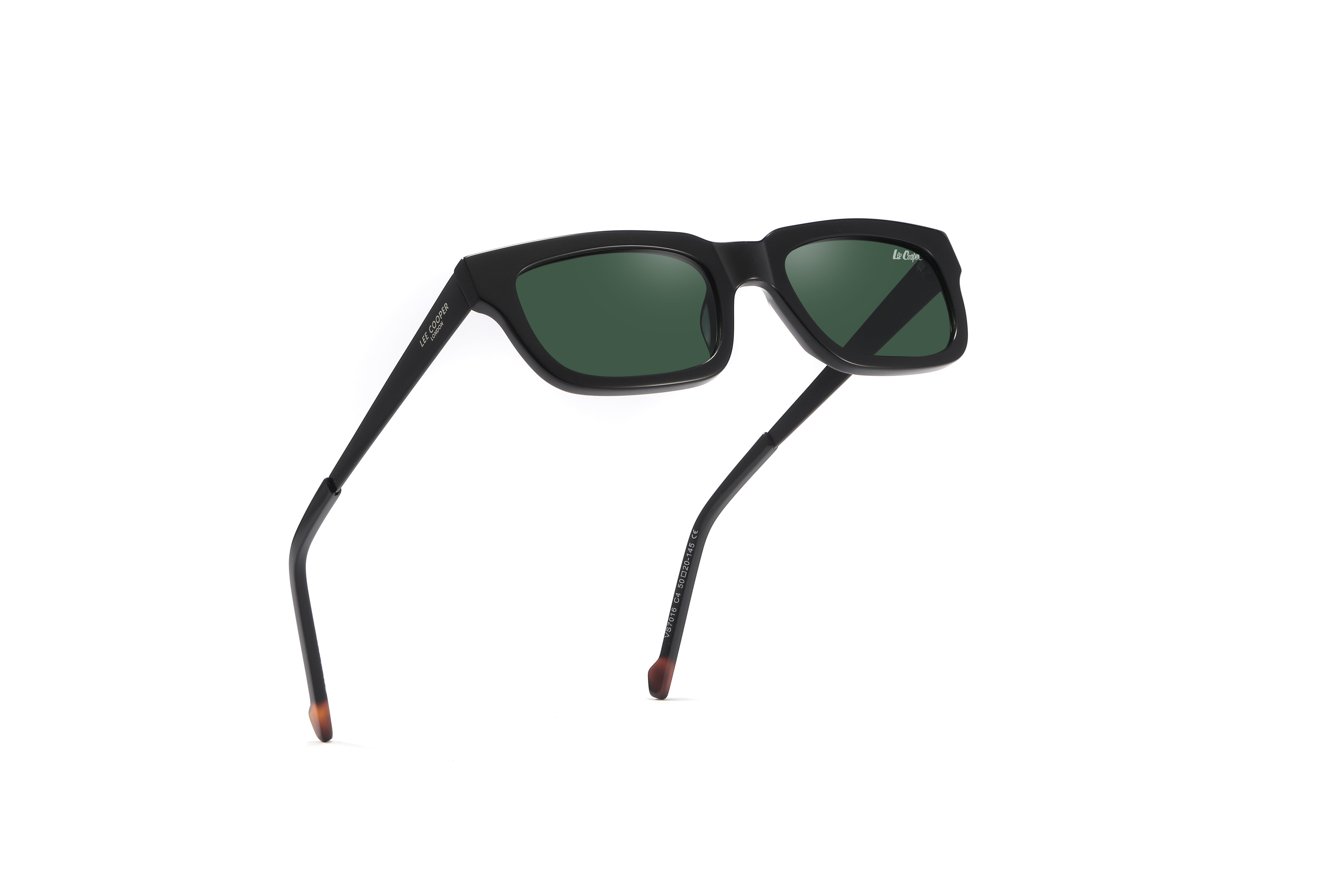 Lee Cooper Sunglasses for Women with Shiny Black & Matt Black Acetate Frame, Size 50-20-145 | LCW10032C4