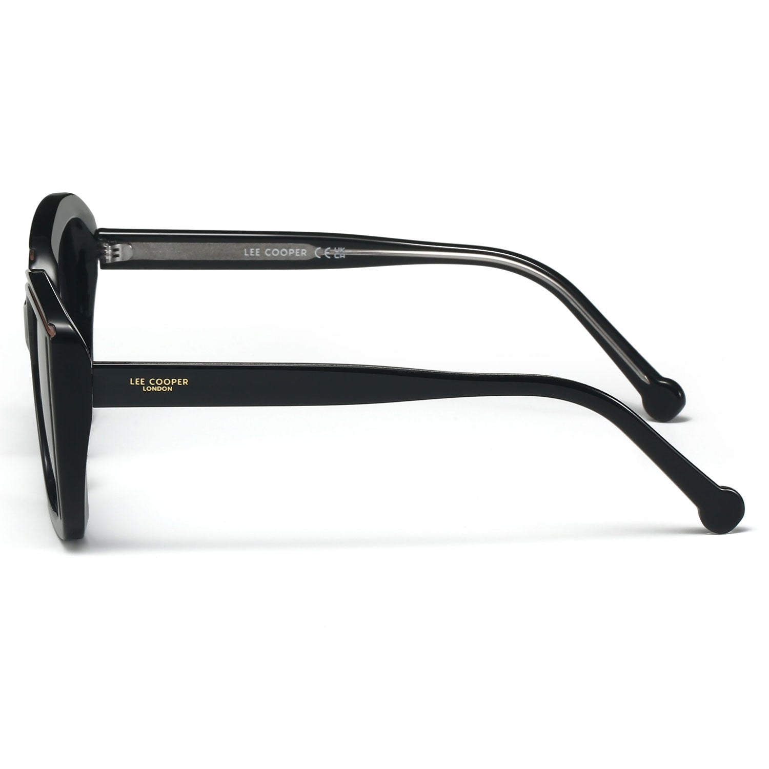 Lee Cooper Women's Polarized Cateye square Sunglasses - Black - LCW10022C1