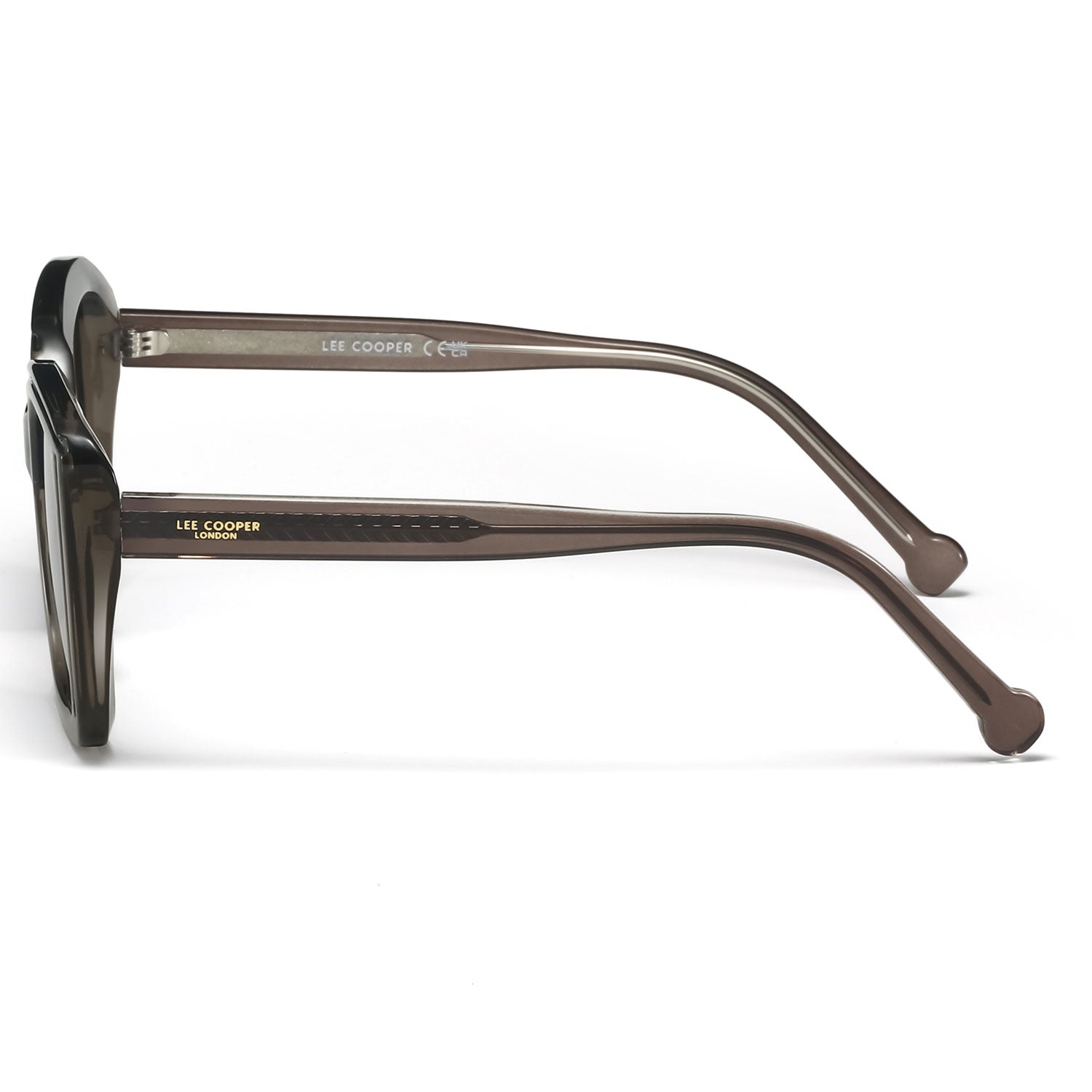 Lee Cooper Women's Polarized Cateye square Sunglasses - Grey - LCW10022C3