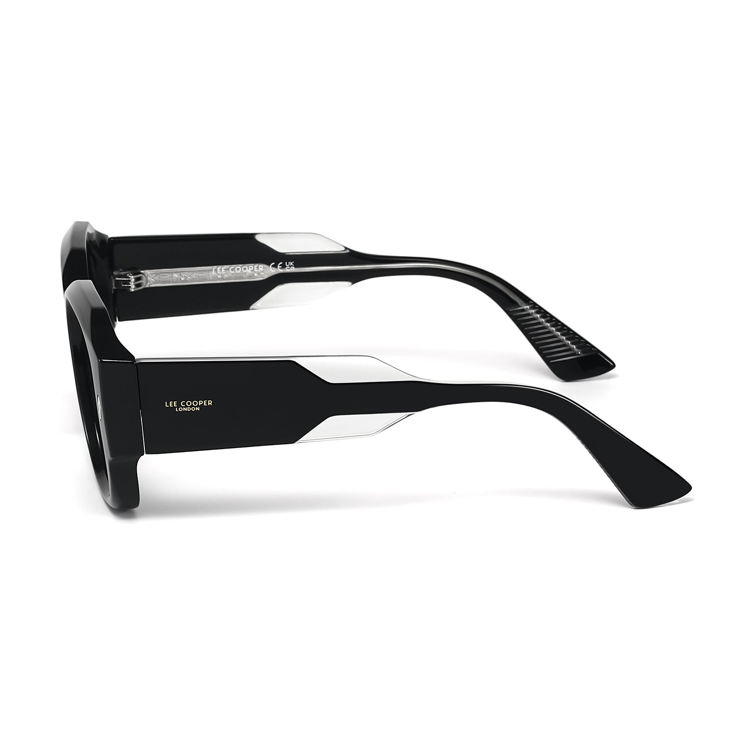 Lee Cooper Women's Polarized Chunky square Sunglasses - Black - LCW10024C1