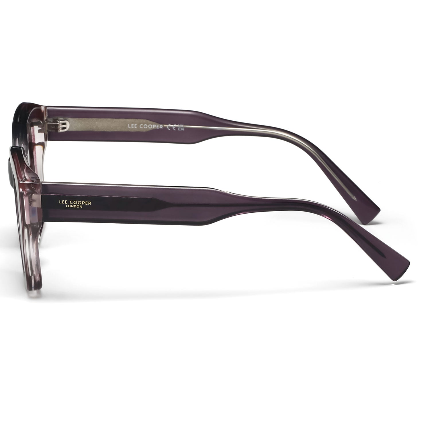 Lee Cooper Women's Polarized Vintage square Sunglasses - Purple - LCW10023C4