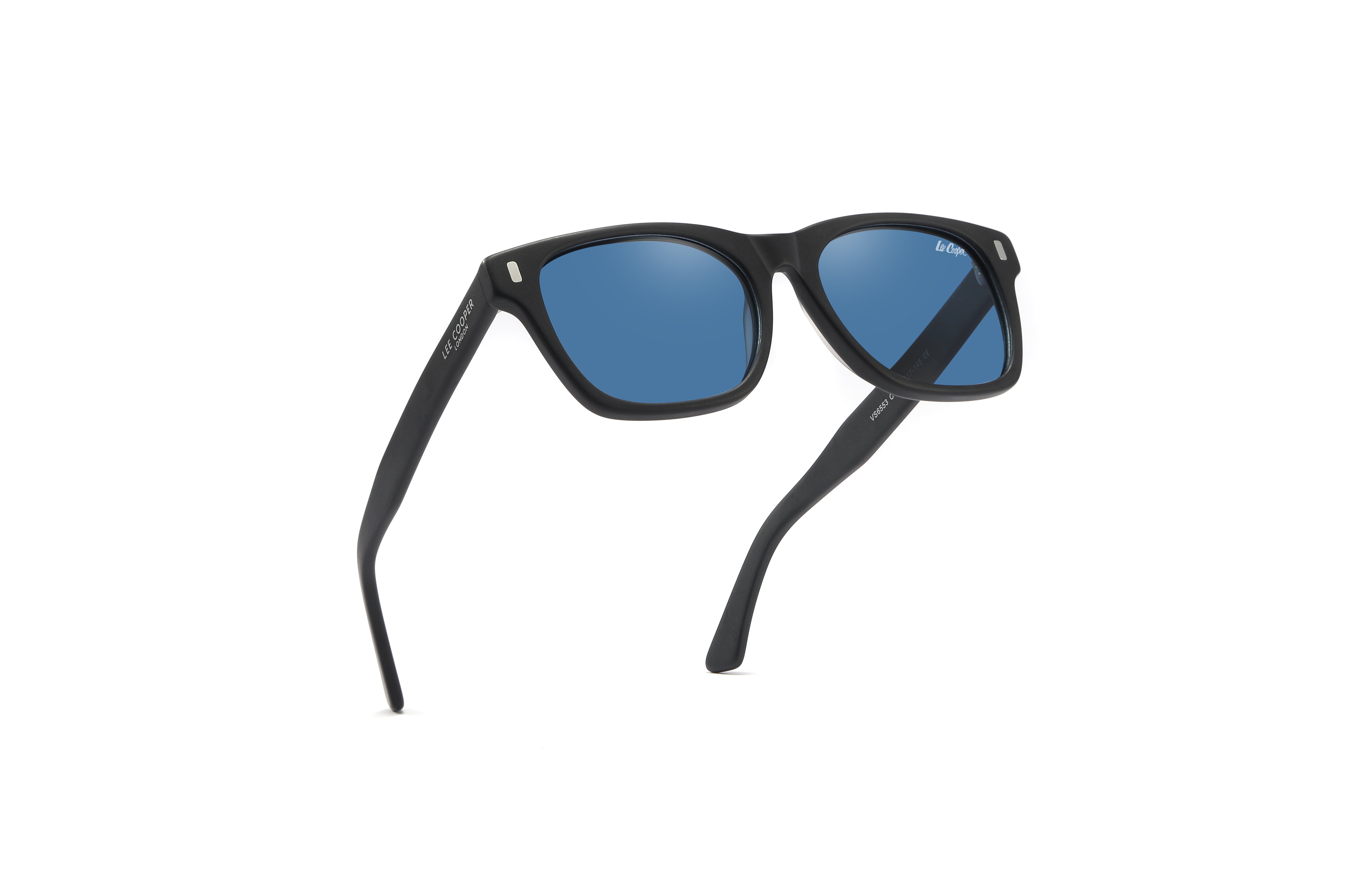 Lee Cooper Sunglasses for Unisex with Matte Black Acetate Frame, Size 52-17-145 | LCM10040C1