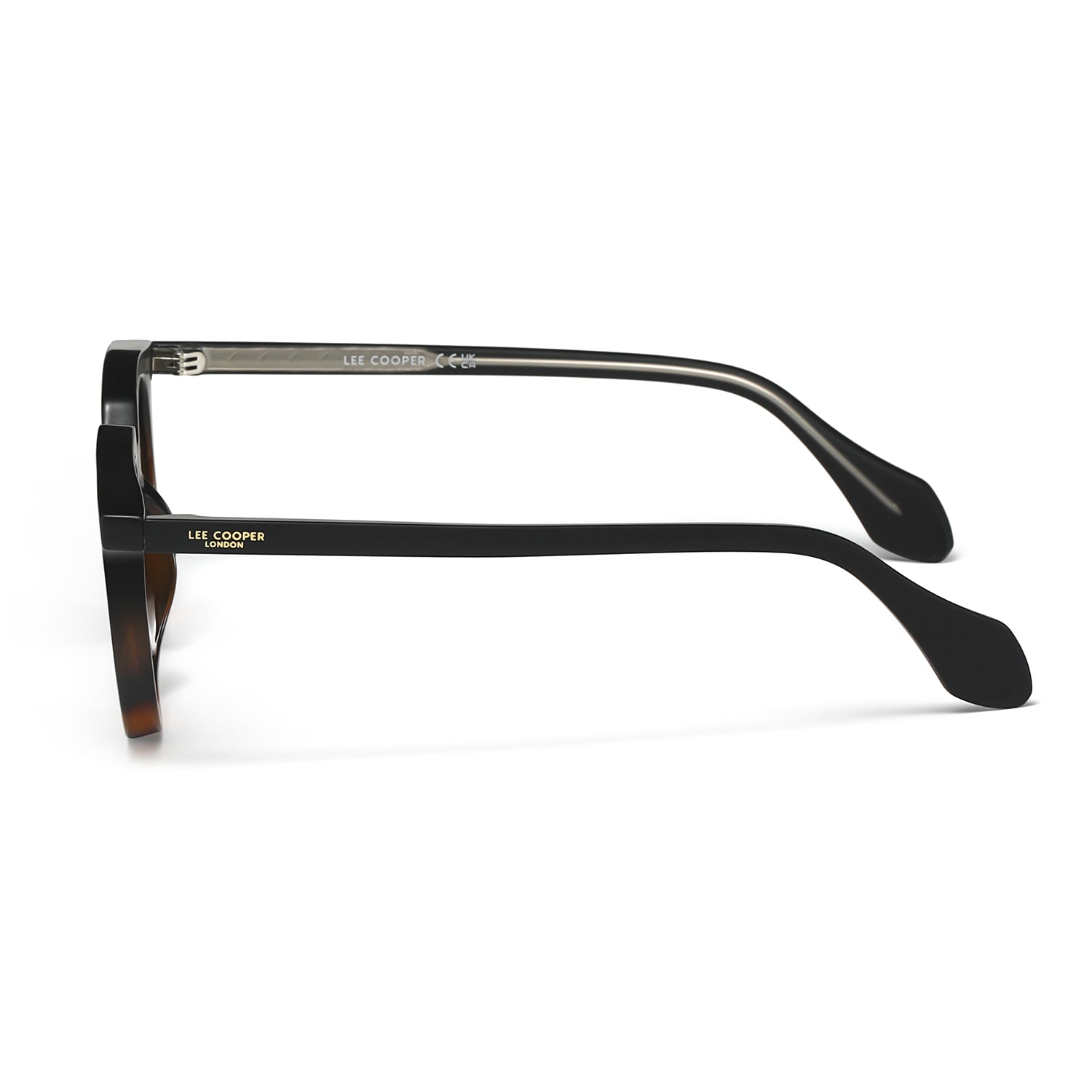 Lee Cooper Unisex's Polarized Vintage cateye Sunglasses - Sand Black - LCU11020C3