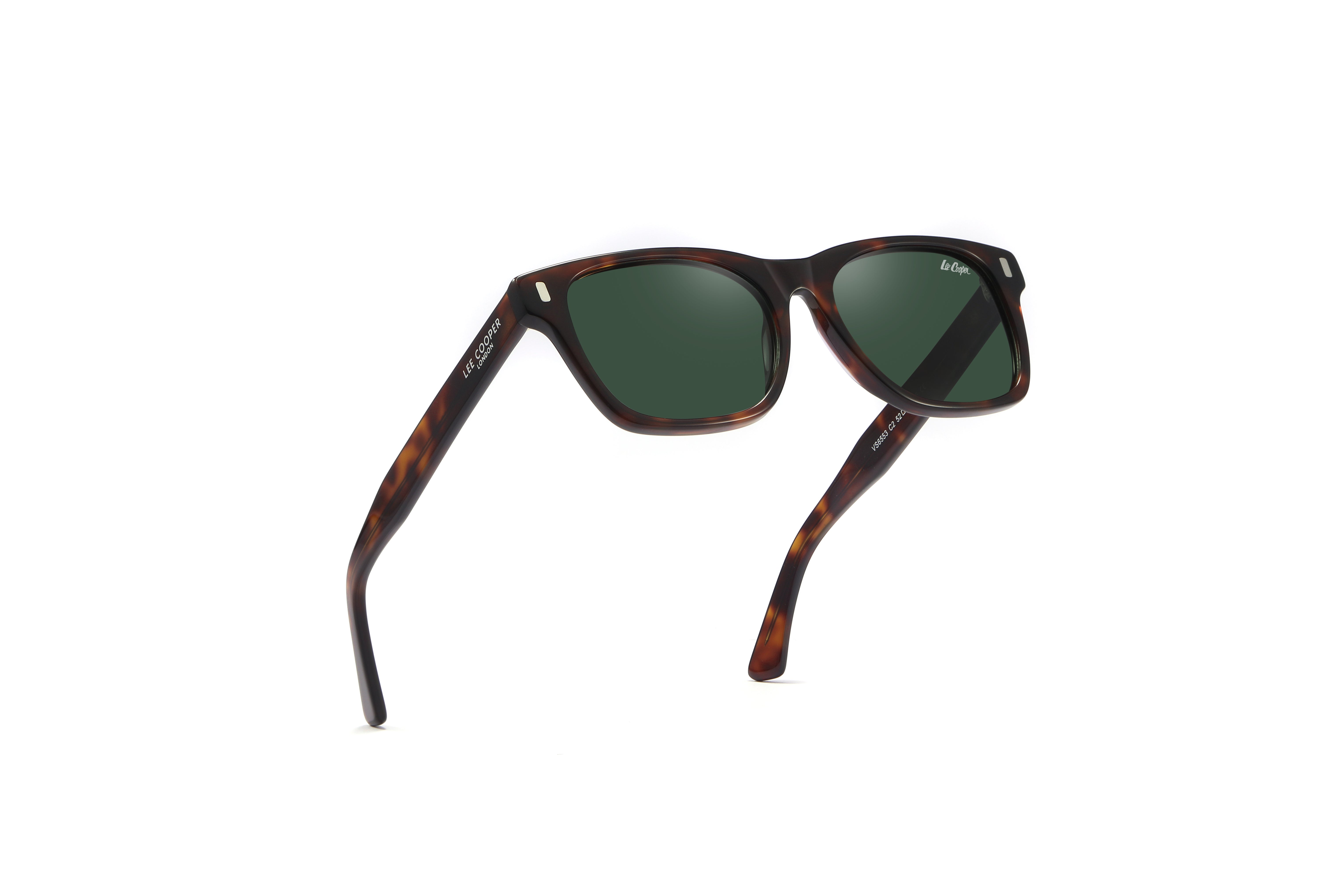 Lee Cooper Sunglasses for Unisex with Dark Demi Acetate Frame, Size 52-17-145 | LCM10040C2