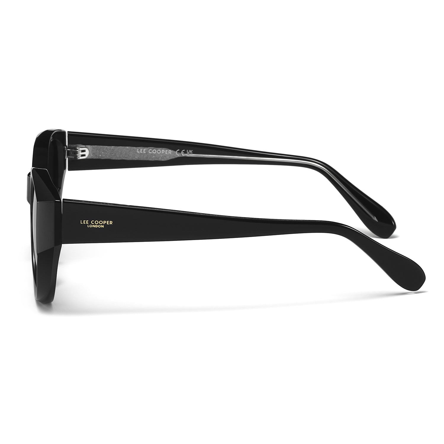 Lee Cooper Women's Polarized Cateye Sunglasses - Black - LCW11019C1