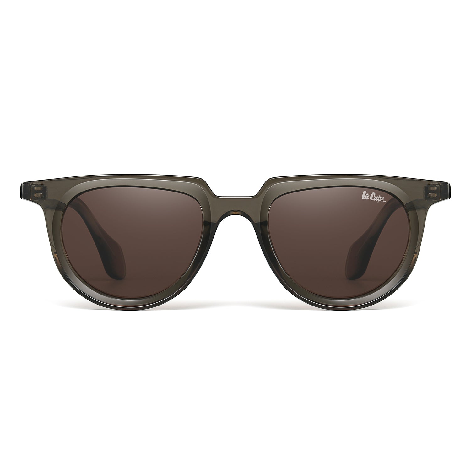 Lee Cooper Unisex's Polarized Vintage cateye Sunglasses - Brown - LCU11020C2