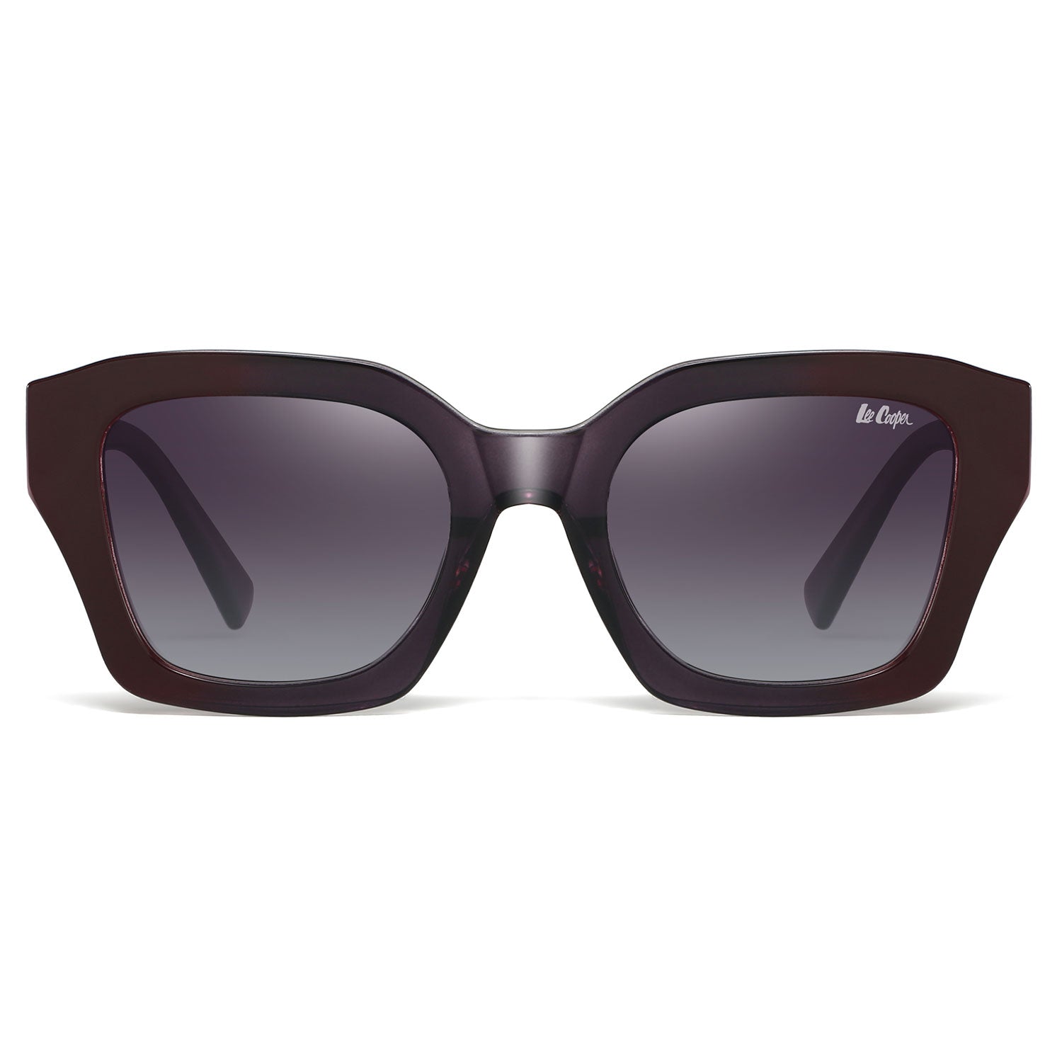 Lee Cooper Women's Polarized Vintage square Sunglasses - Purple - LCW10023C4