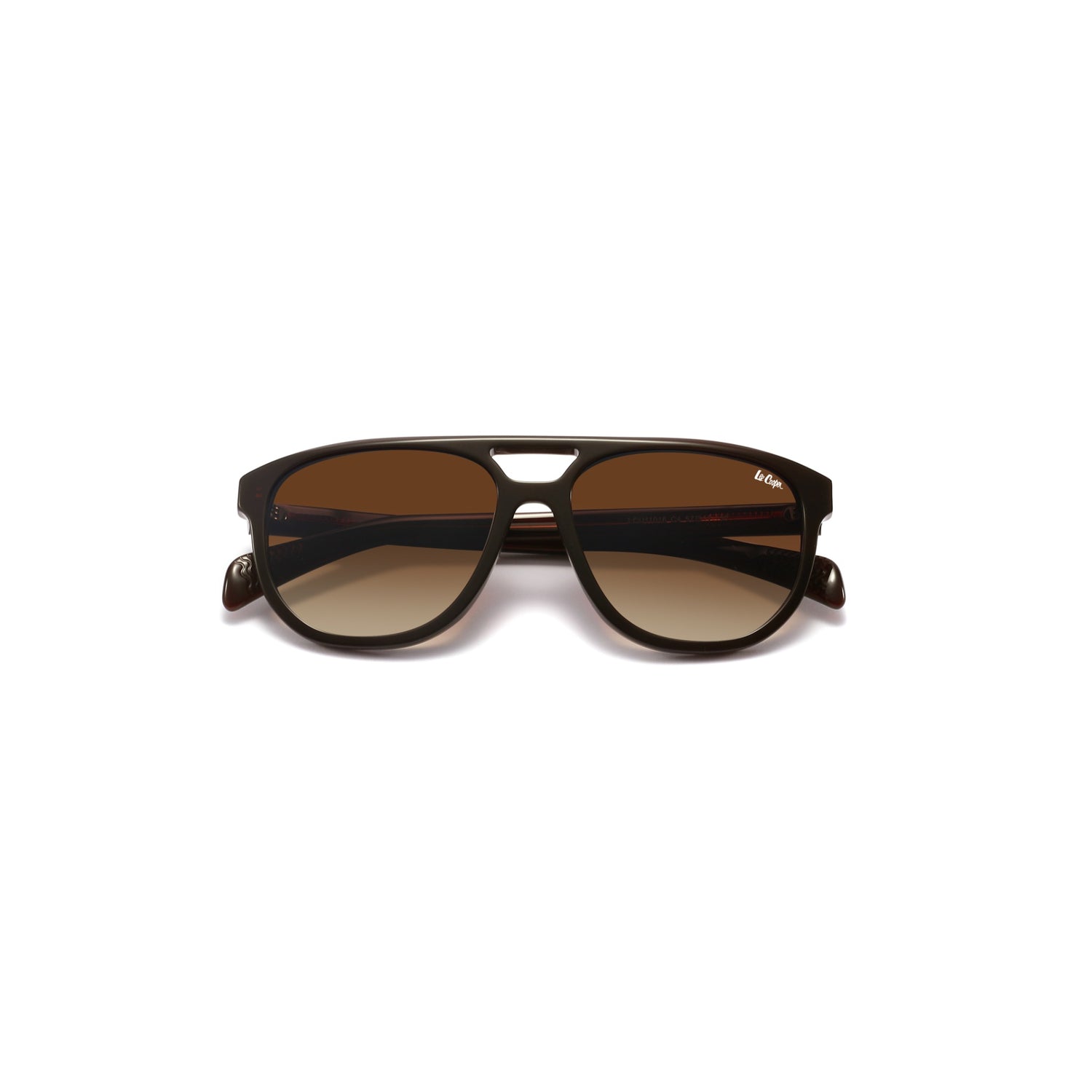 Lee Cooper Unisex's Oval Sunglasses - Brown | LCU11016C4