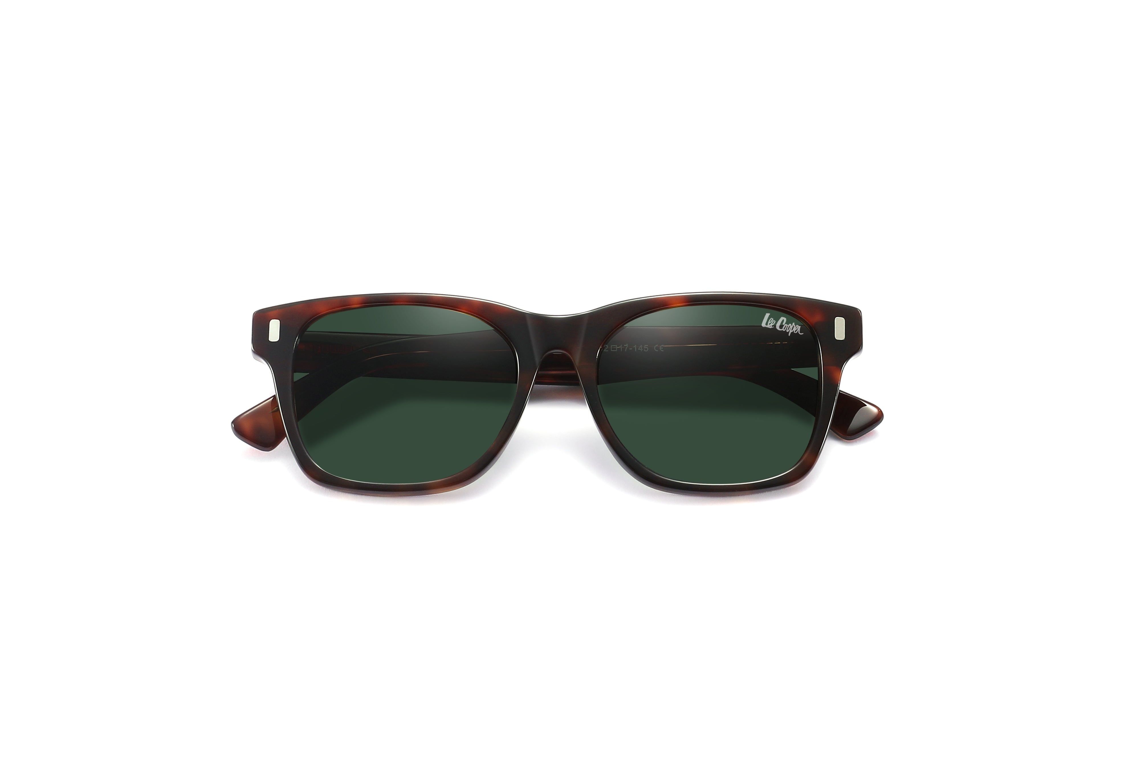 Lee Cooper Sunglasses for Unisex with Dark Demi Acetate Frame, Size 52-17-145 | LCM10040C2
