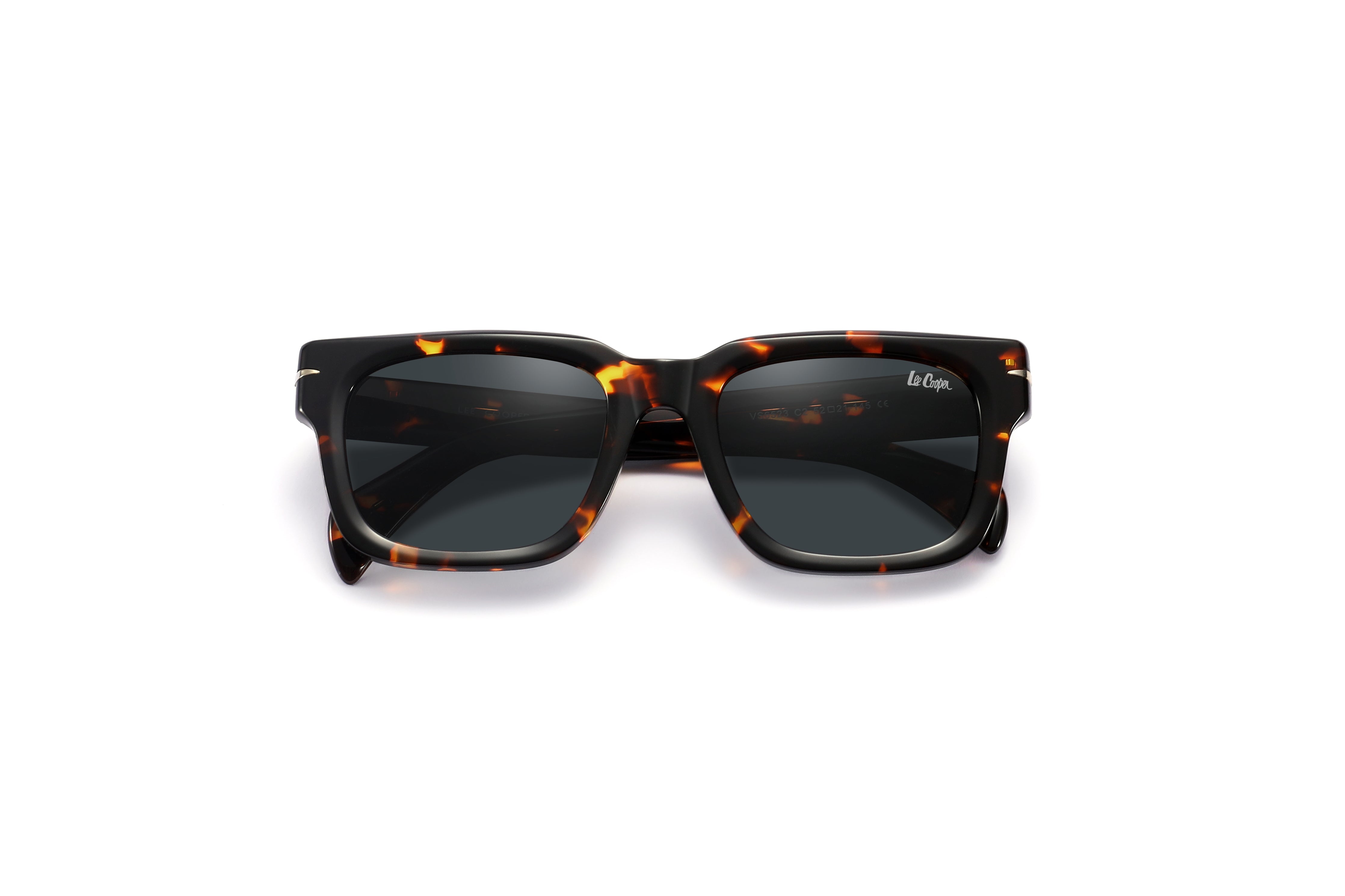 Lee Cooper Sunglasses for Men with Demi Acetate Frame, Size 52-21-145 | LCU10035C2