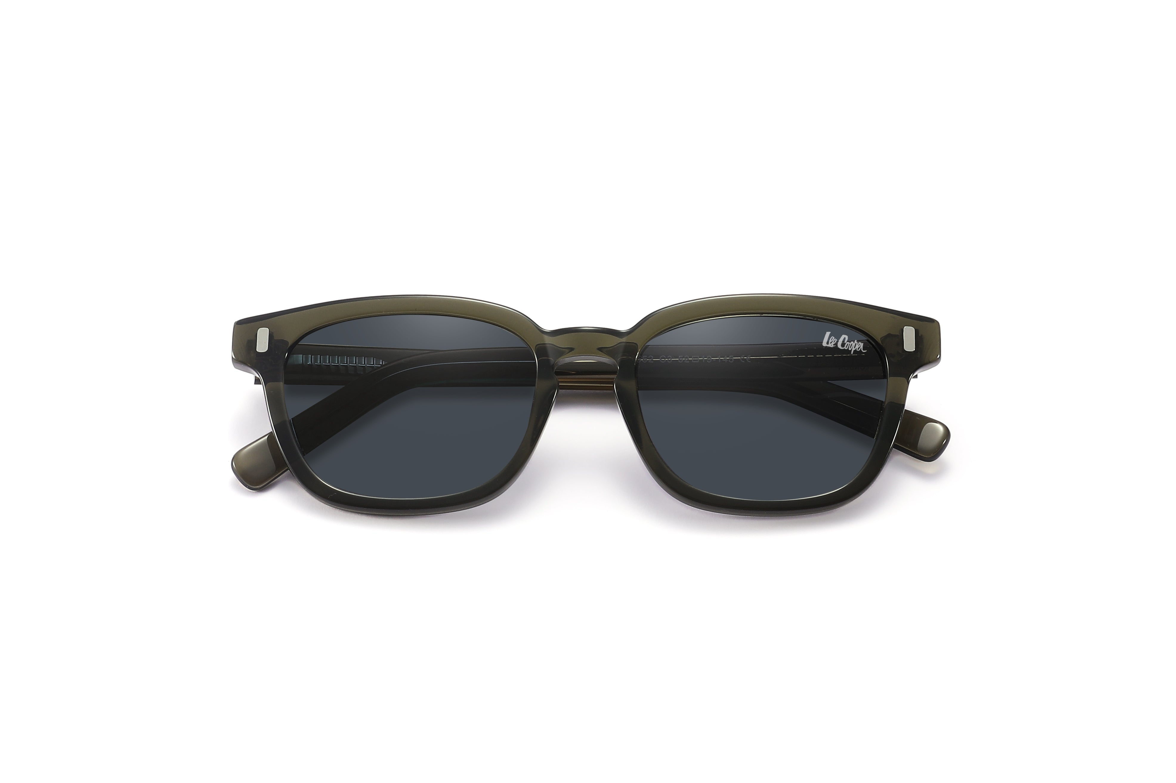 Lee Cooper Sunglasses for Unisex with Trans.Grey Acetate Frame, Size 52-19-145 | LCU10039C3