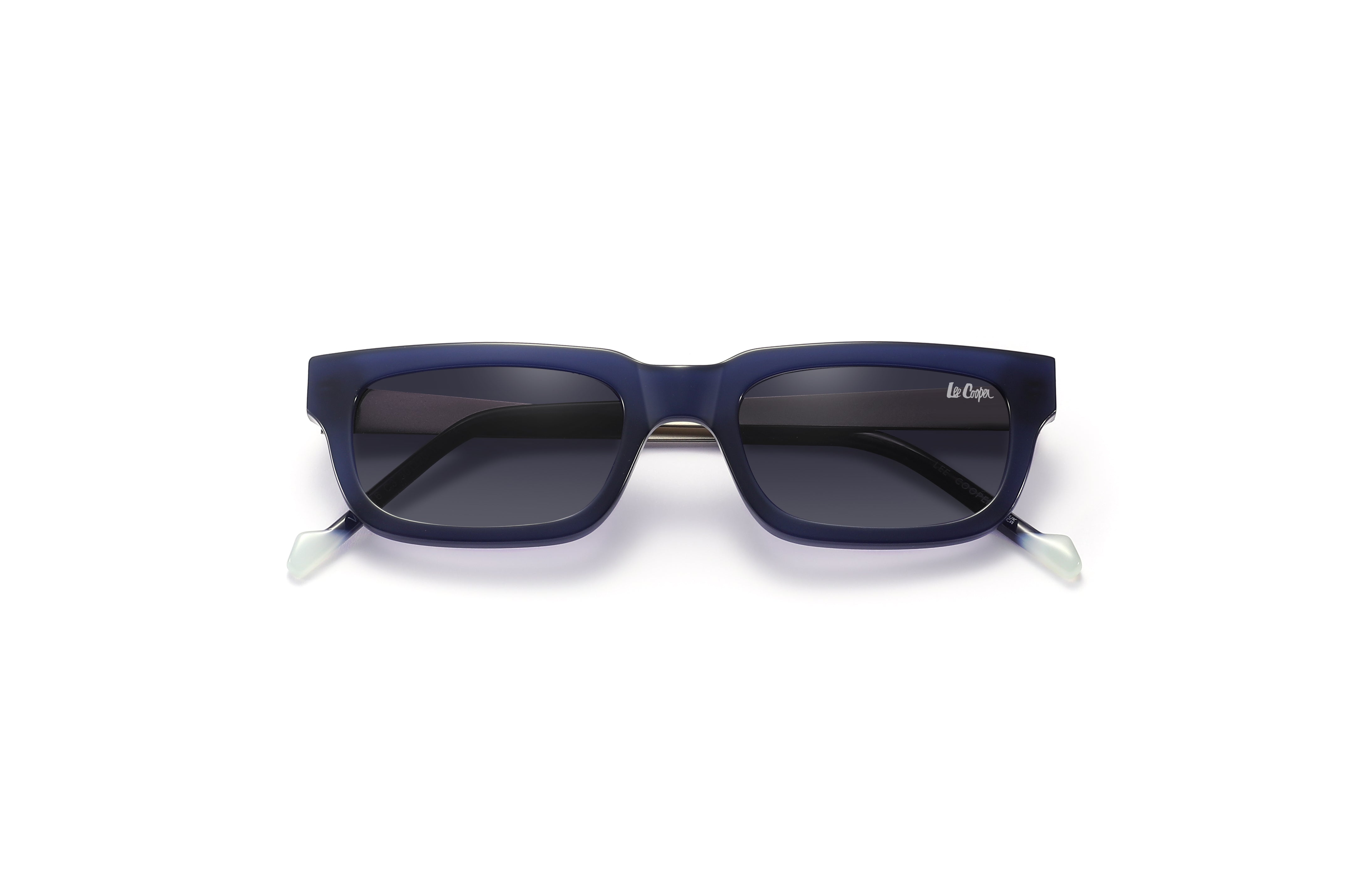 Lee Cooper Sunglasses for Women with Shiny Black & Matt Silver Acetate Frame, Size 50-20-145 | LCW10032C3