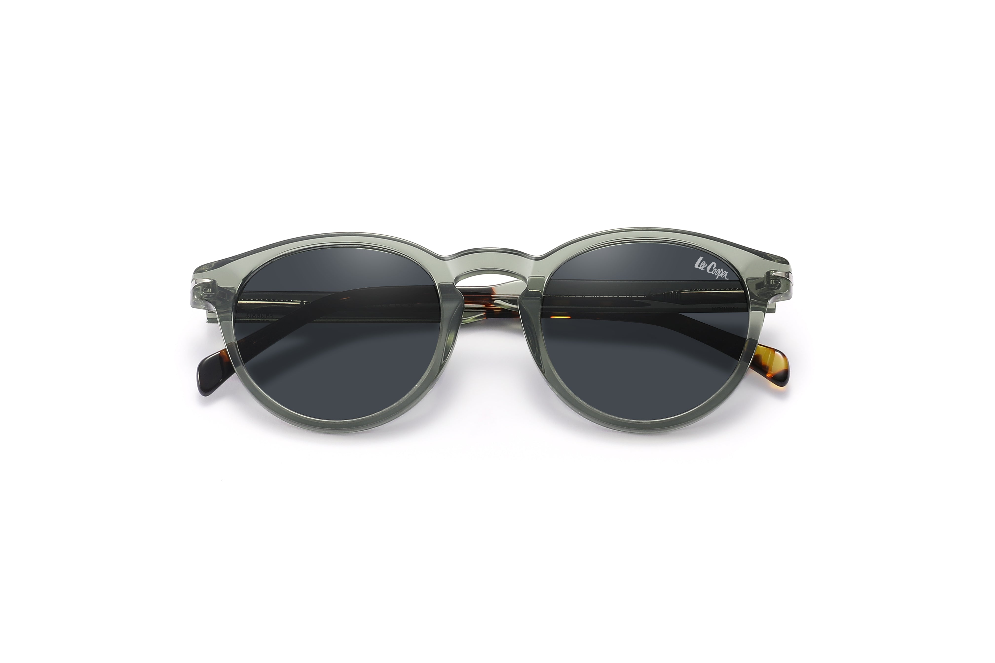 Lee Cooper Sunglasses for Unisex with Trans.Green Acetate Frame, Size 50-23-142 | LCW10036C4