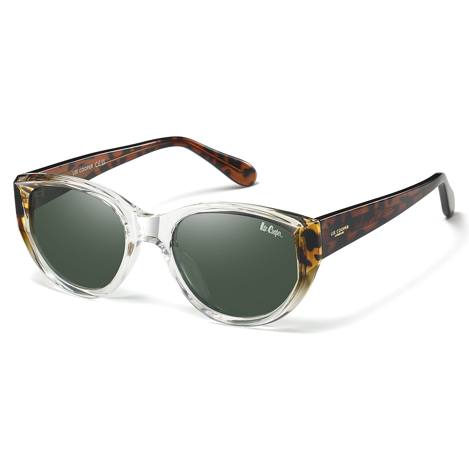 Lee Cooper Women's Polarized Cateye Sunglasses - Tortoiseshell - LCW11019C4