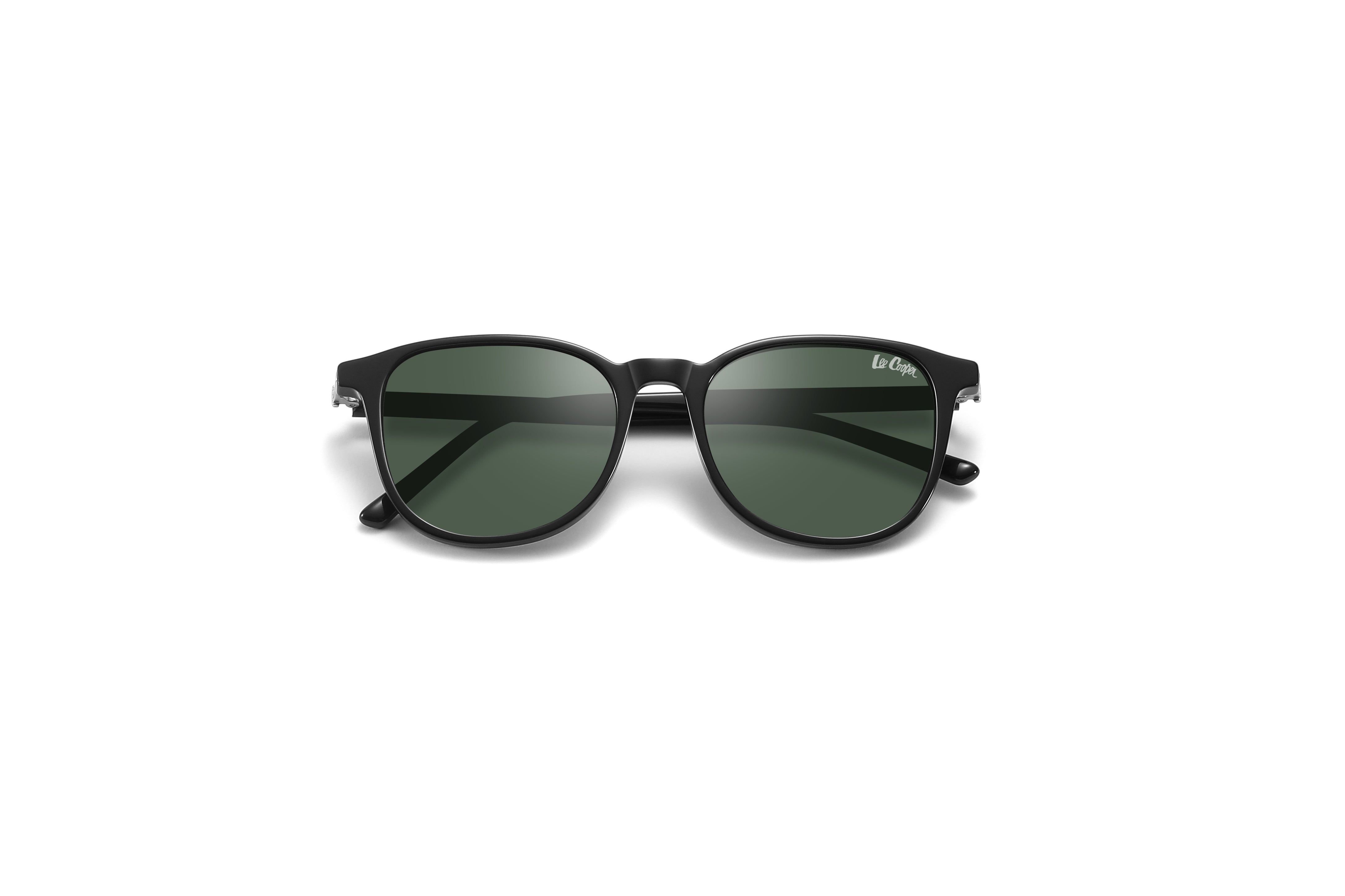 Lee Cooper Sunglasses for Women with Shiny Black Acetate Frame, Size 52-18-142 | LCW10043C1