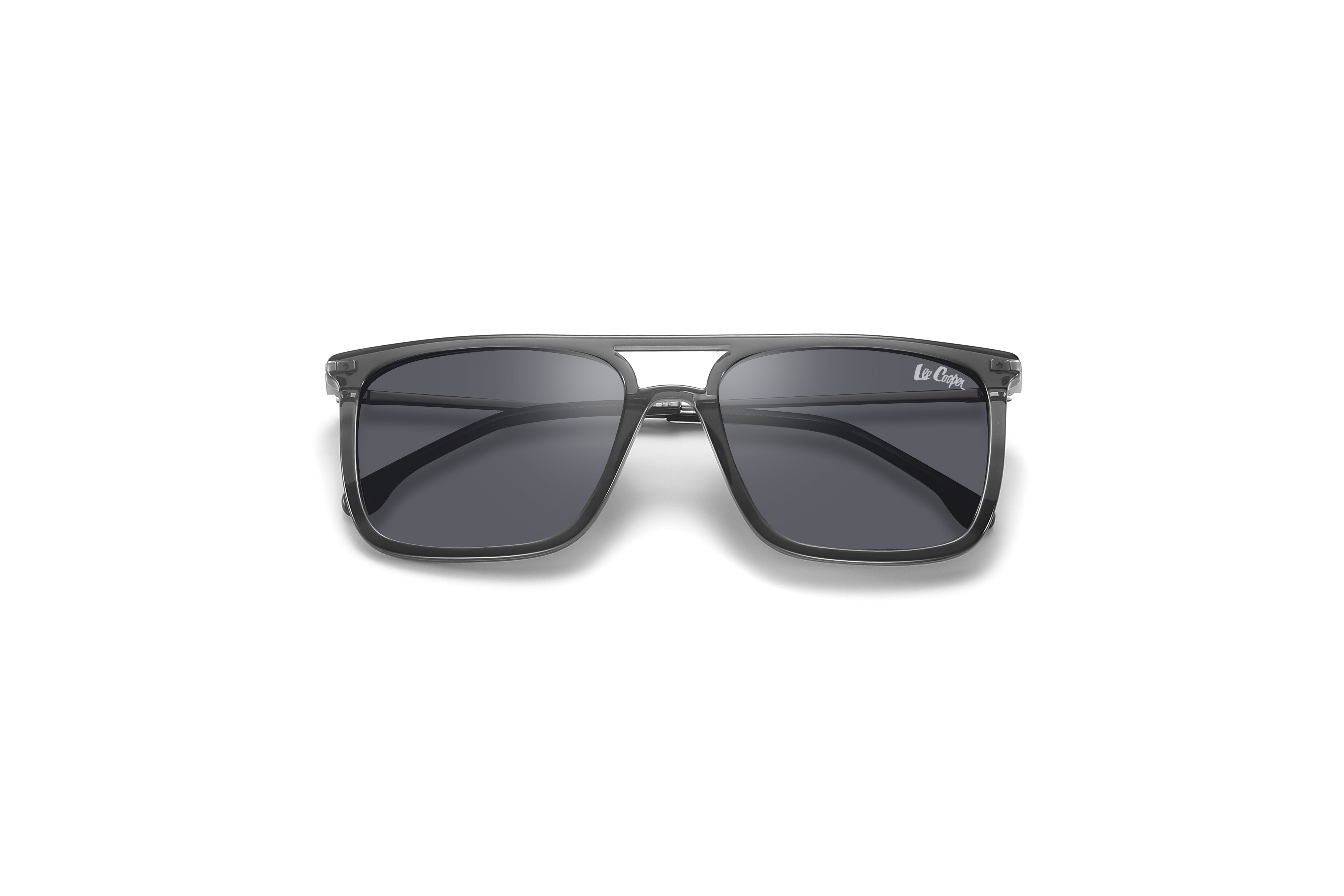Lee Cooper Sunglasses for Men with Trans.Grey Acetate Frame, Size 56-19-145 | LCM10038C3
