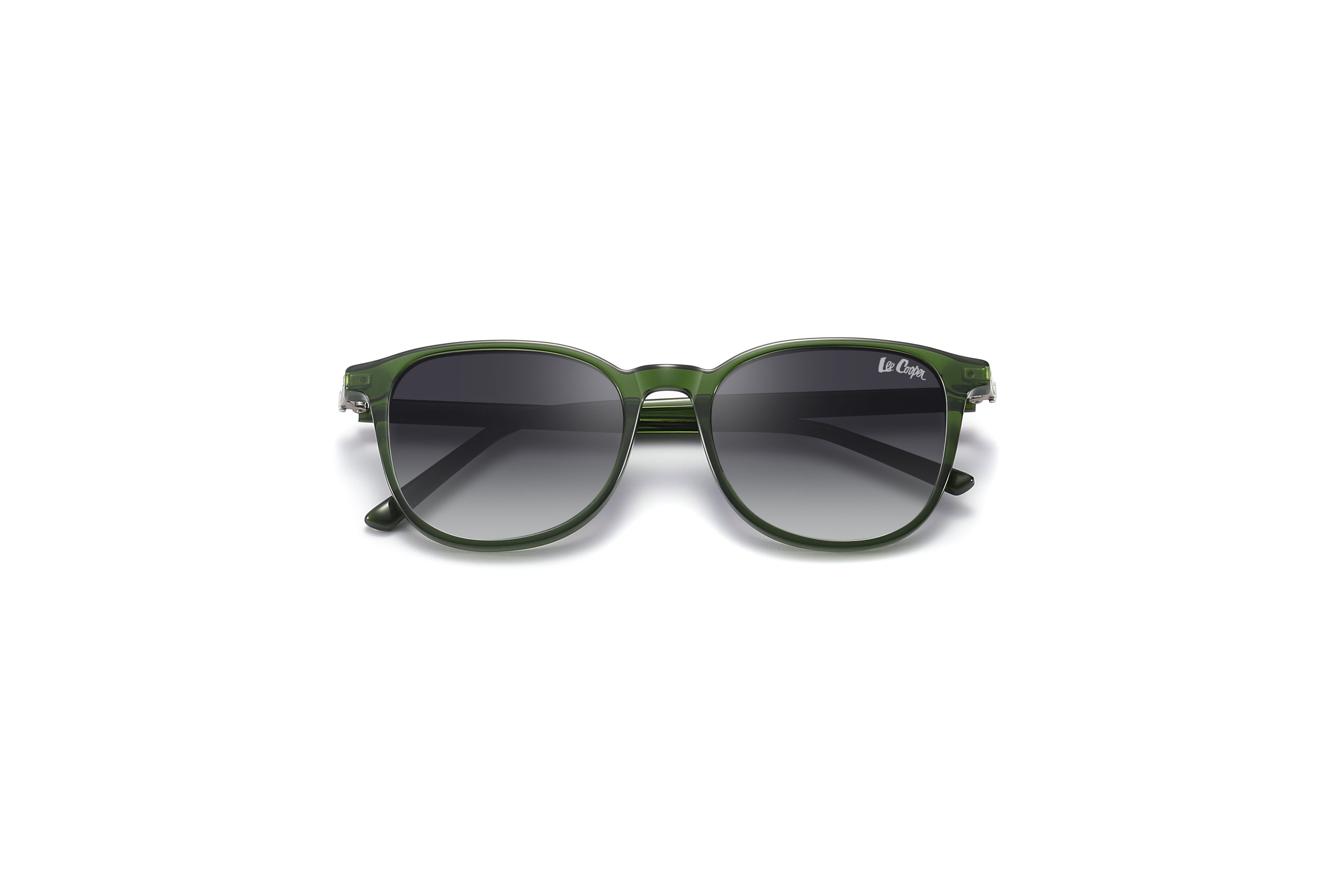 Lee Cooper Sunglasses for Women with Shiny Green Acetate Frame, Size 52-18-142 | LCW10043C2