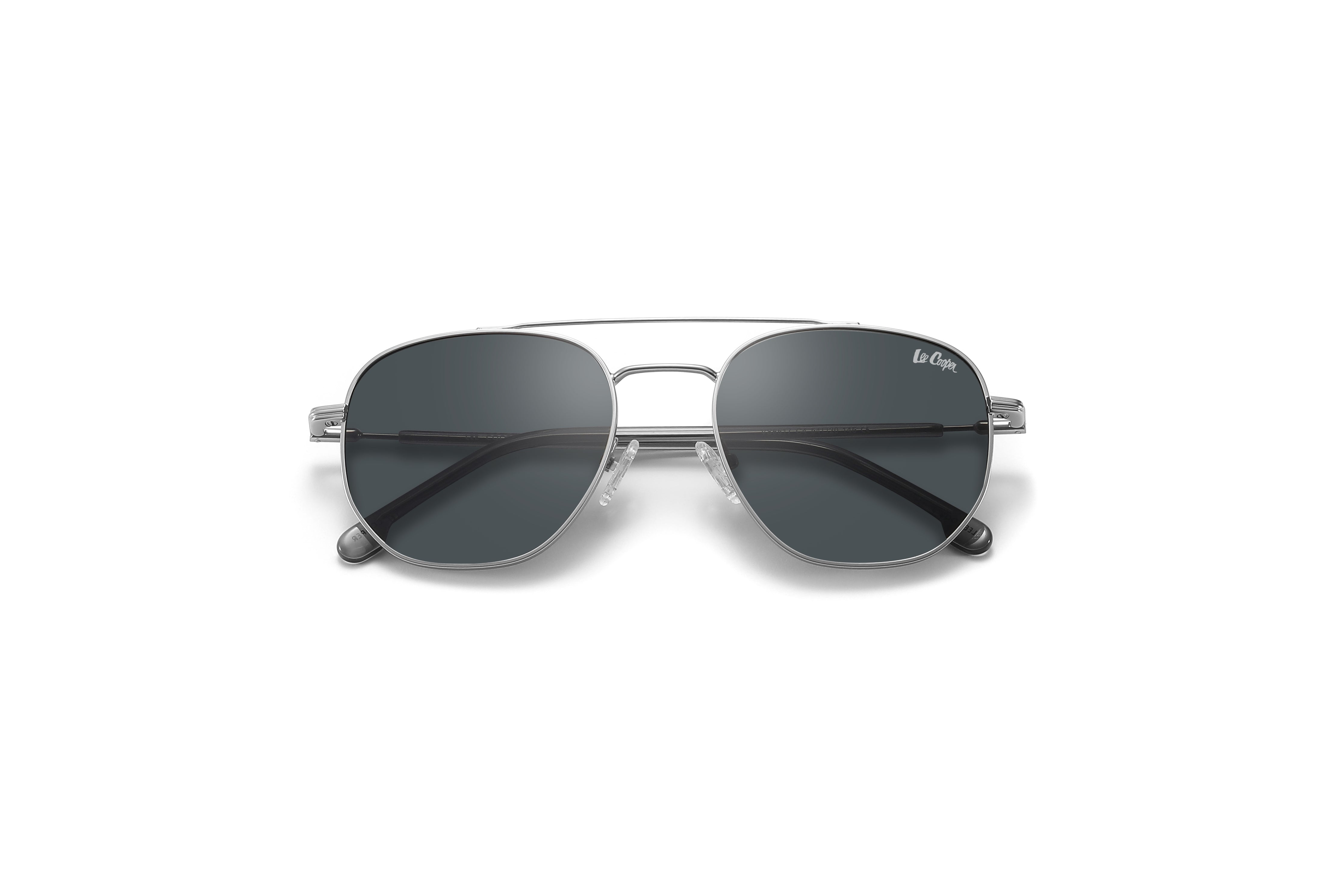 Lee Cooper Sunglasses for Men with Silver Grey Metal Frame, Size 54-20-145 | LCM10029C4
