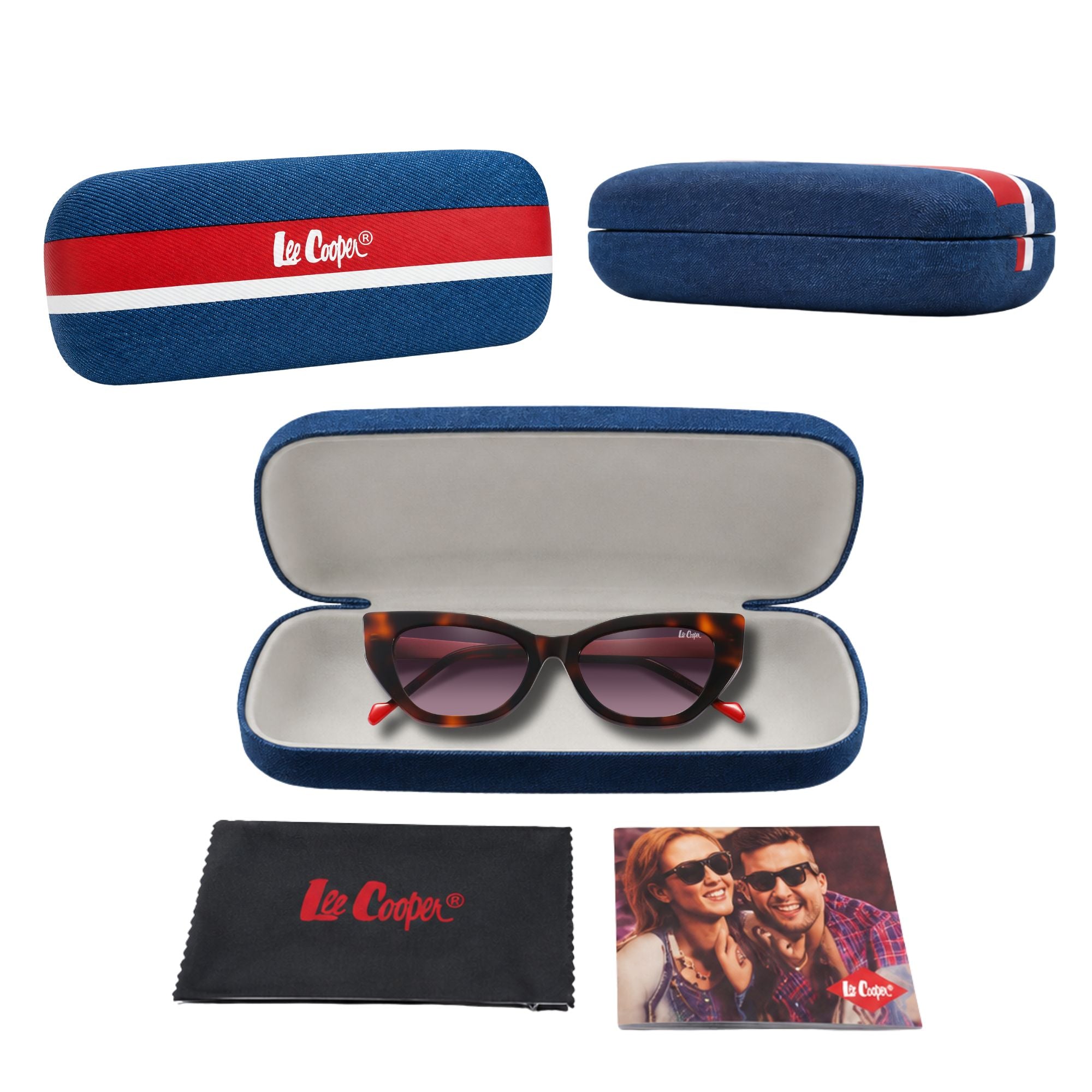 Lee Cooper Sunglasses for Women with Demi & Matt Demi Acetate Frame, Size 52-18-145 | LCW10033C3