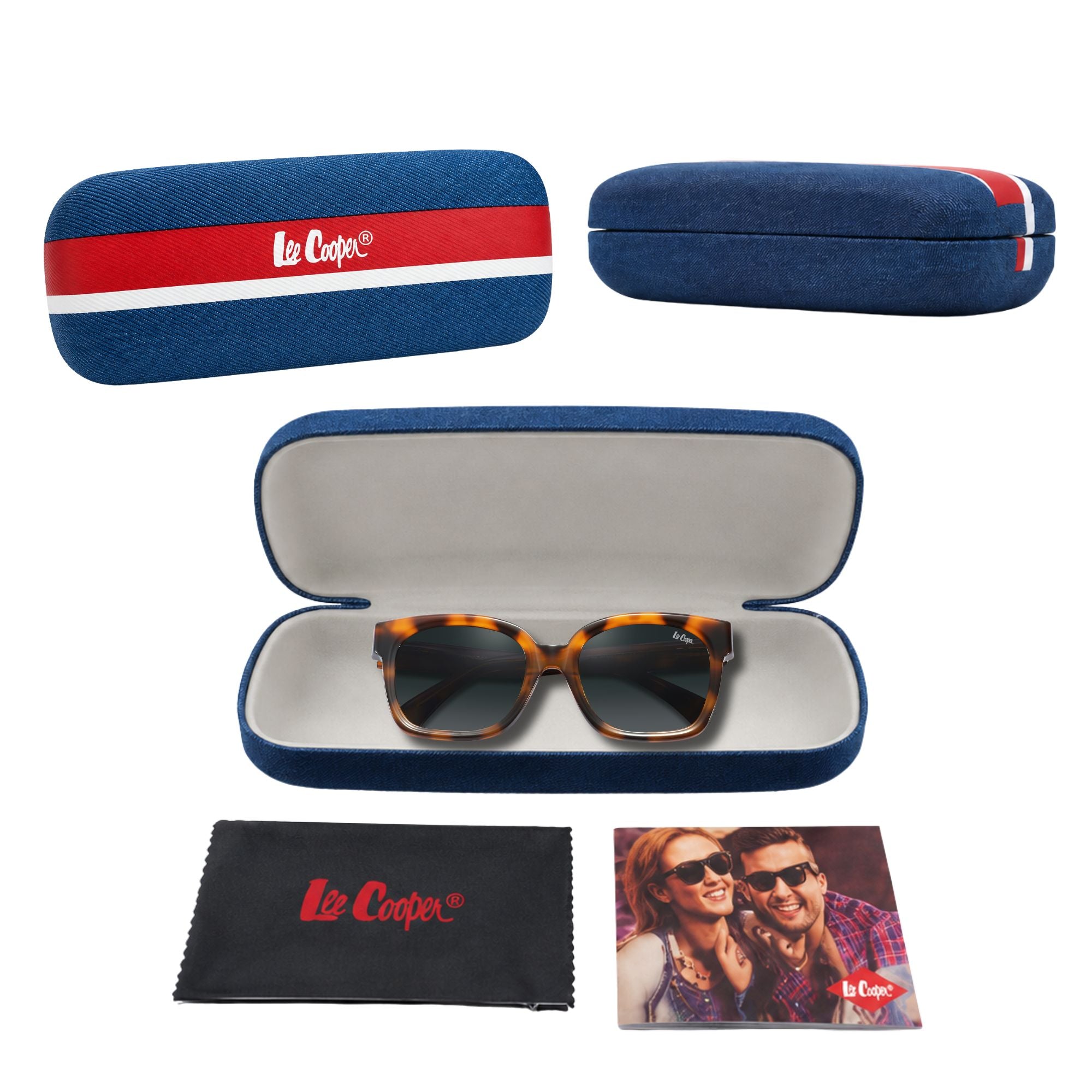Lee Cooper Sunglasses for Women with Brown Acetate Frame, Size 54-21-145 | LCW10037C2