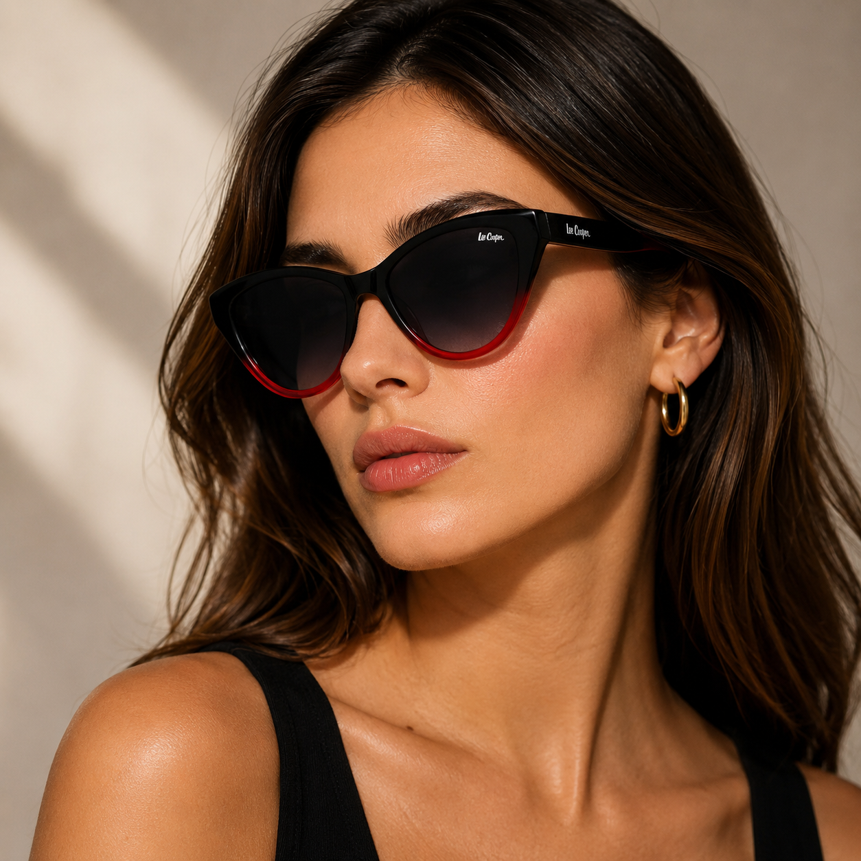 Lee Cooper Women's Oval Sunglasses - GradualRed | LCW11014C4